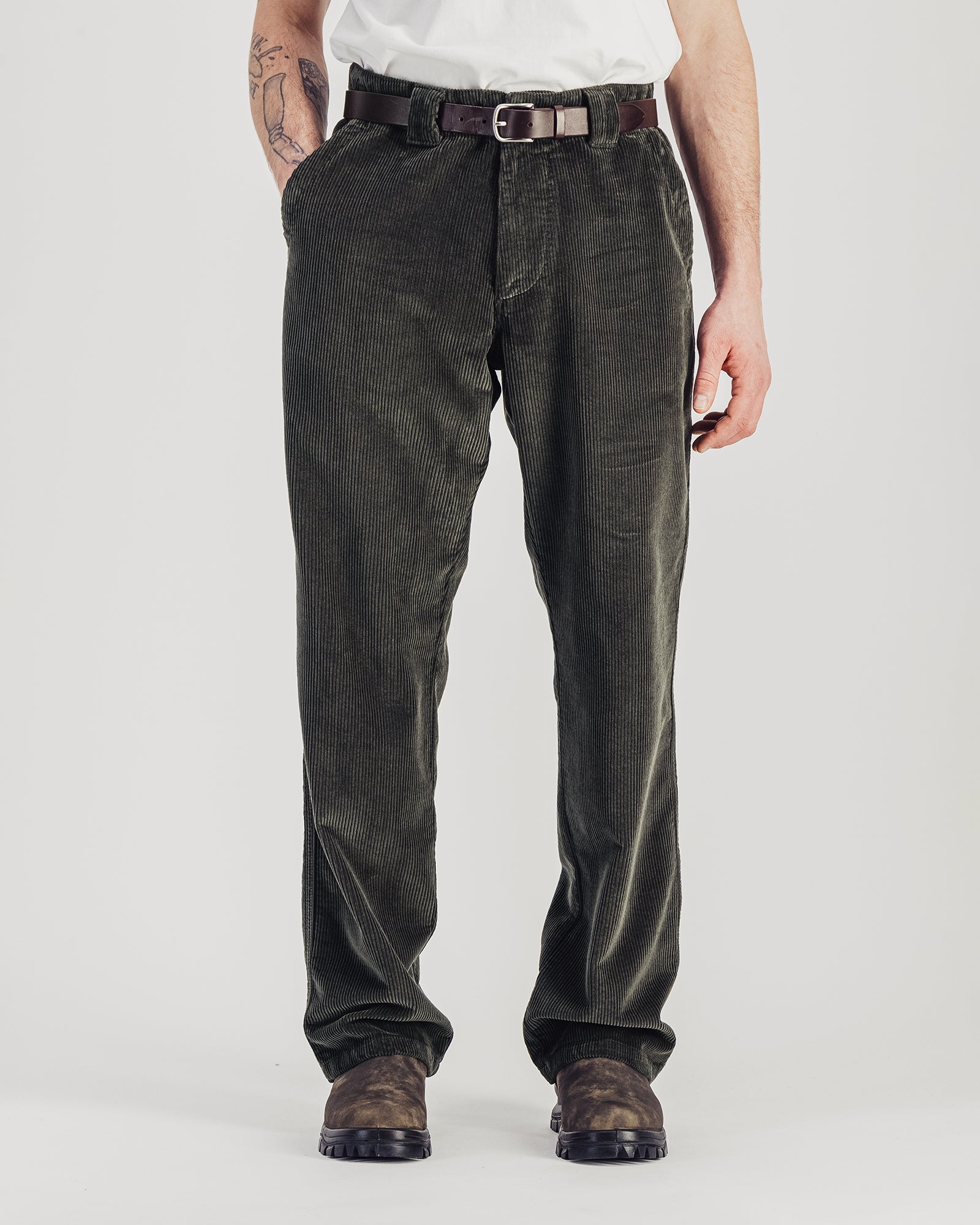 Pantalon Dock Cord kaki