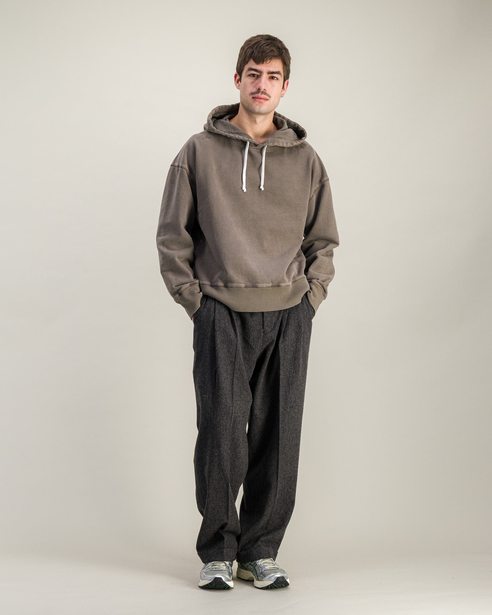 Sweat Hoodie Heavy gris délavé