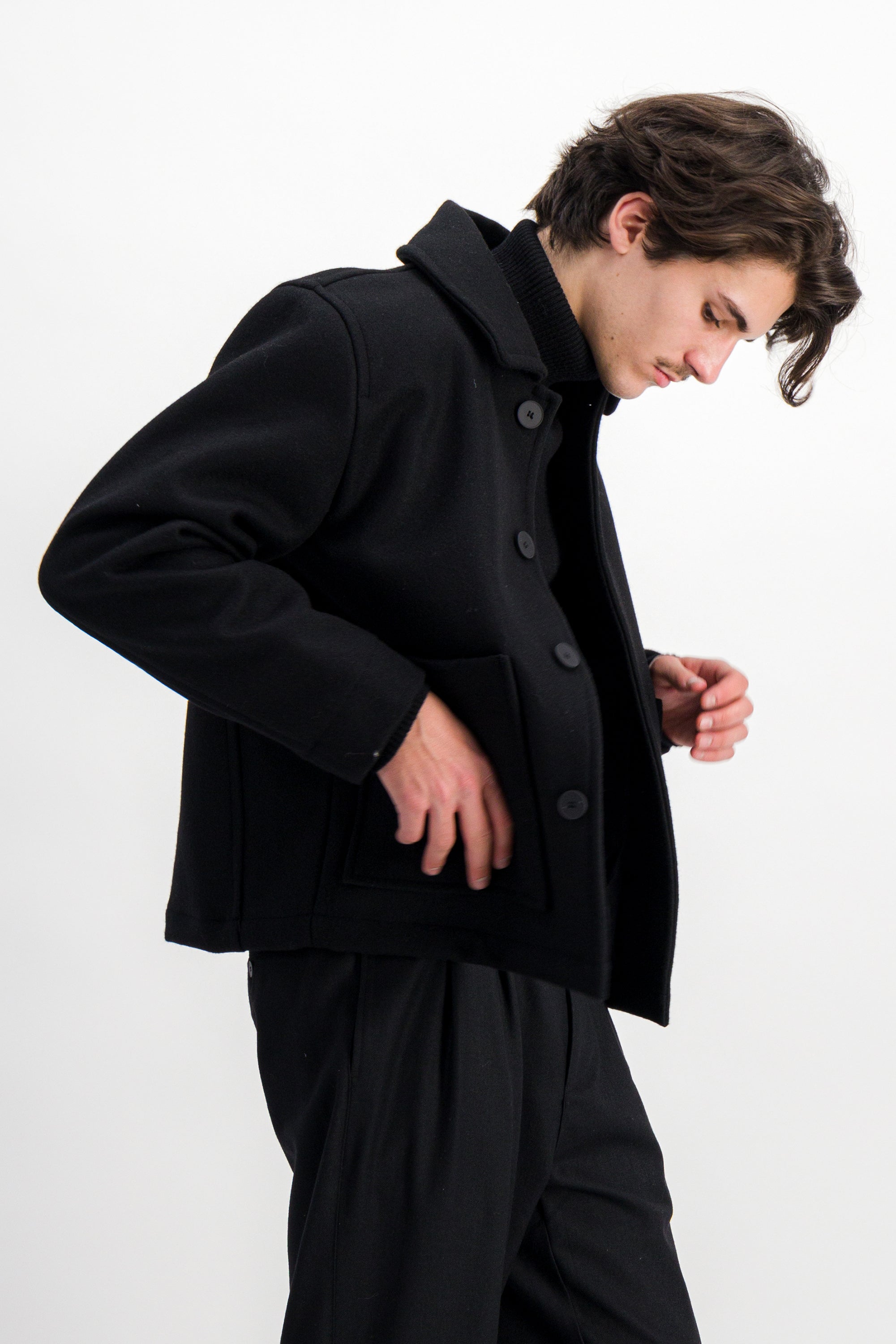 Blouson Aubrac Wool noir