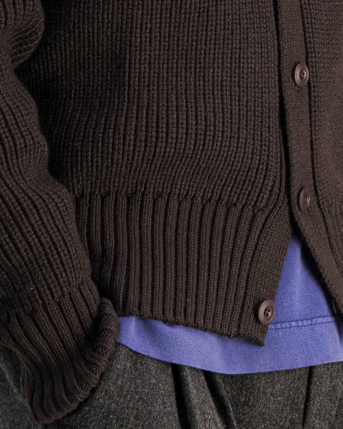 Gilet Guy Heavy marron foncé