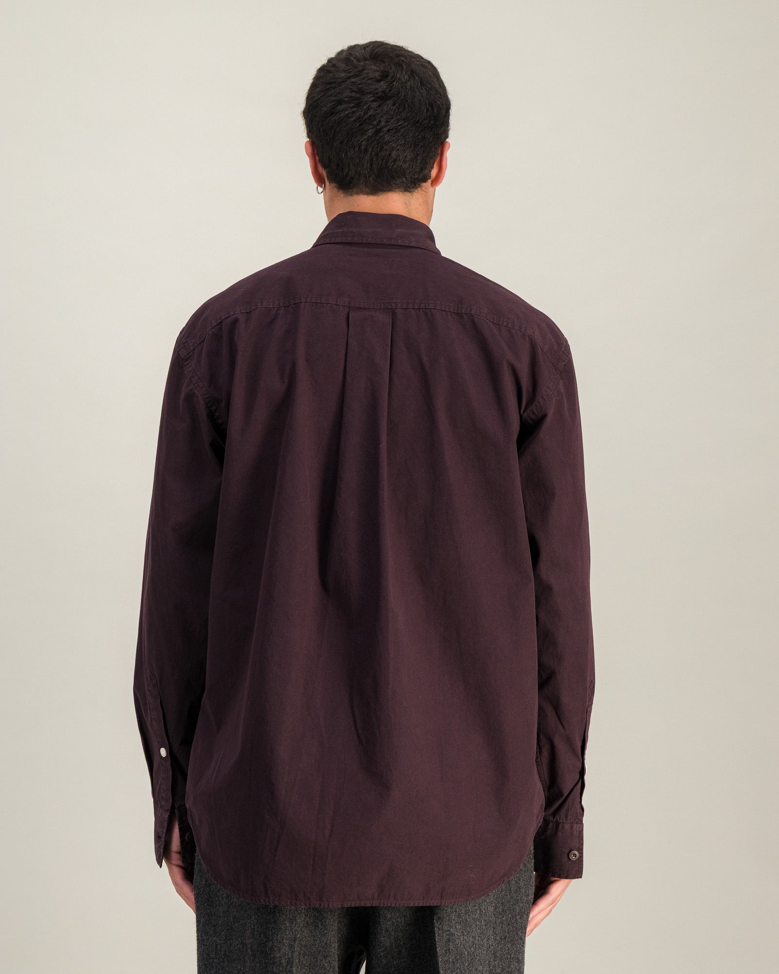 Chemise Daily Work prune