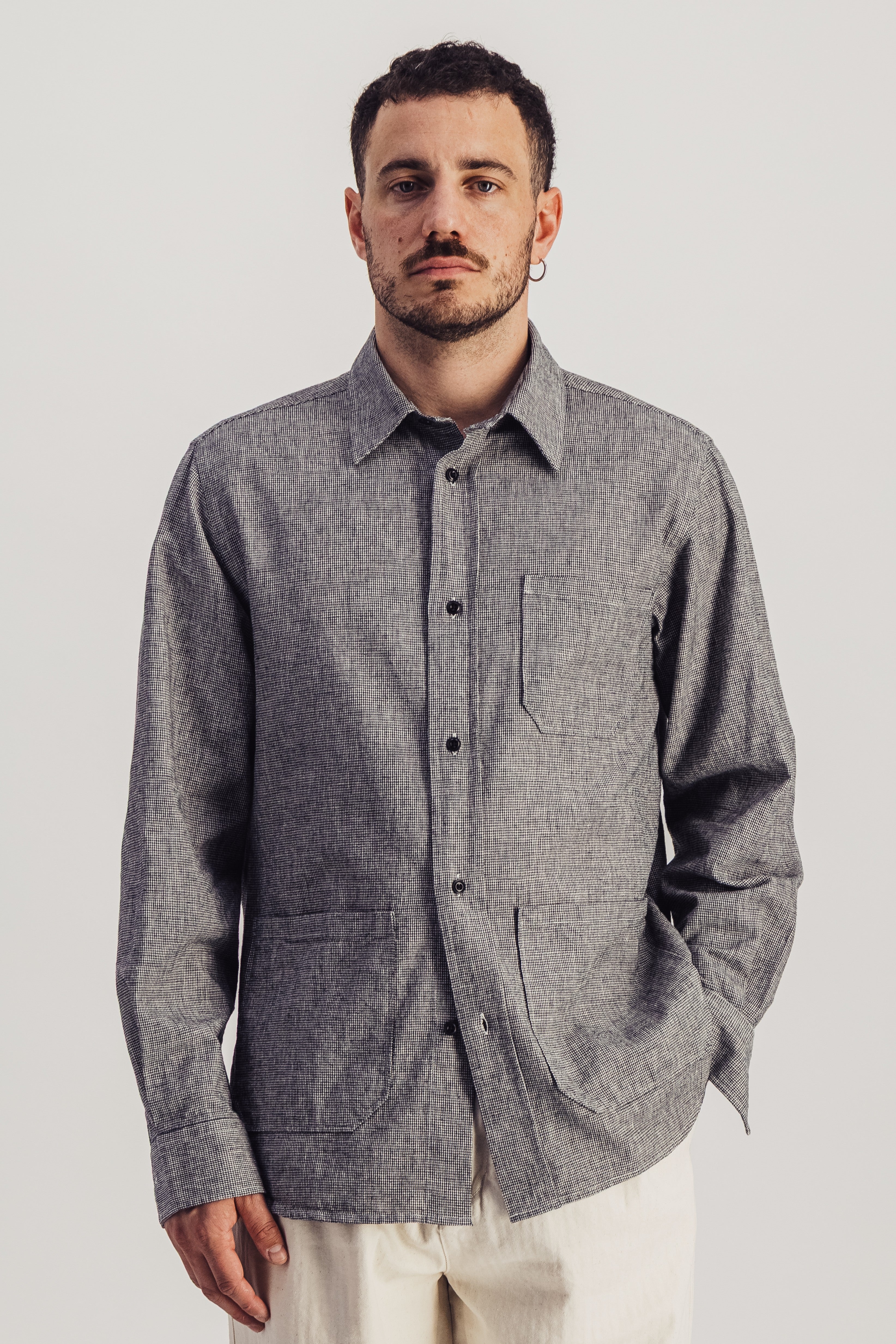 Chemise Pioneer gris