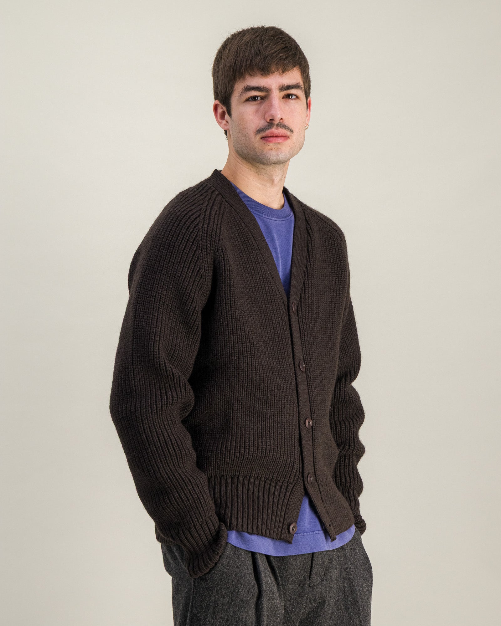 Gilet Guy Heavy marron foncé