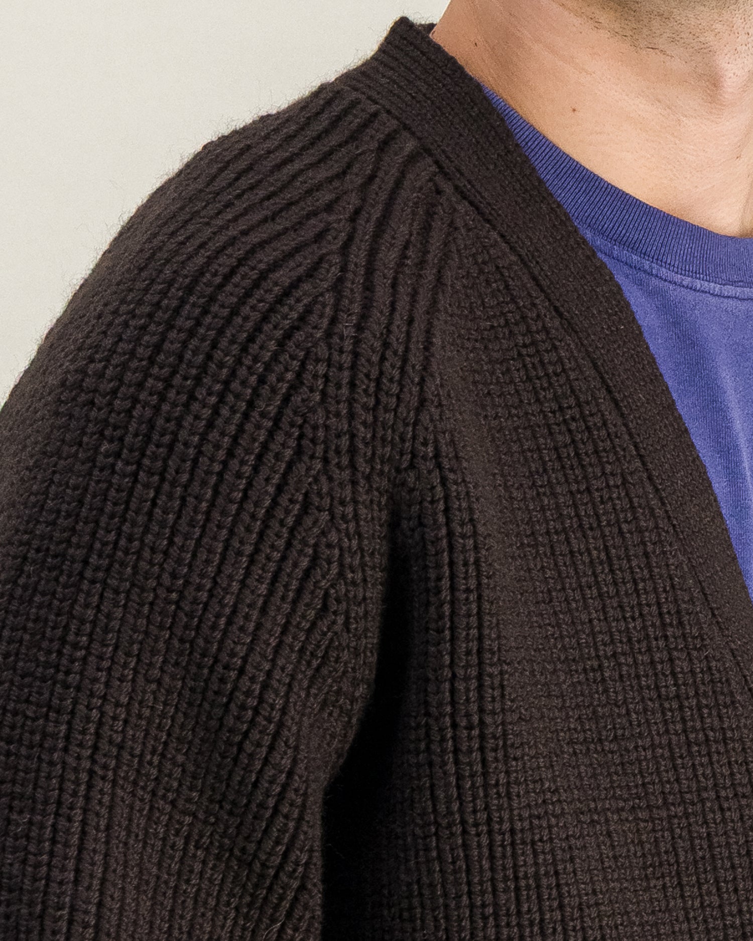 Guy heavy cardigan brown