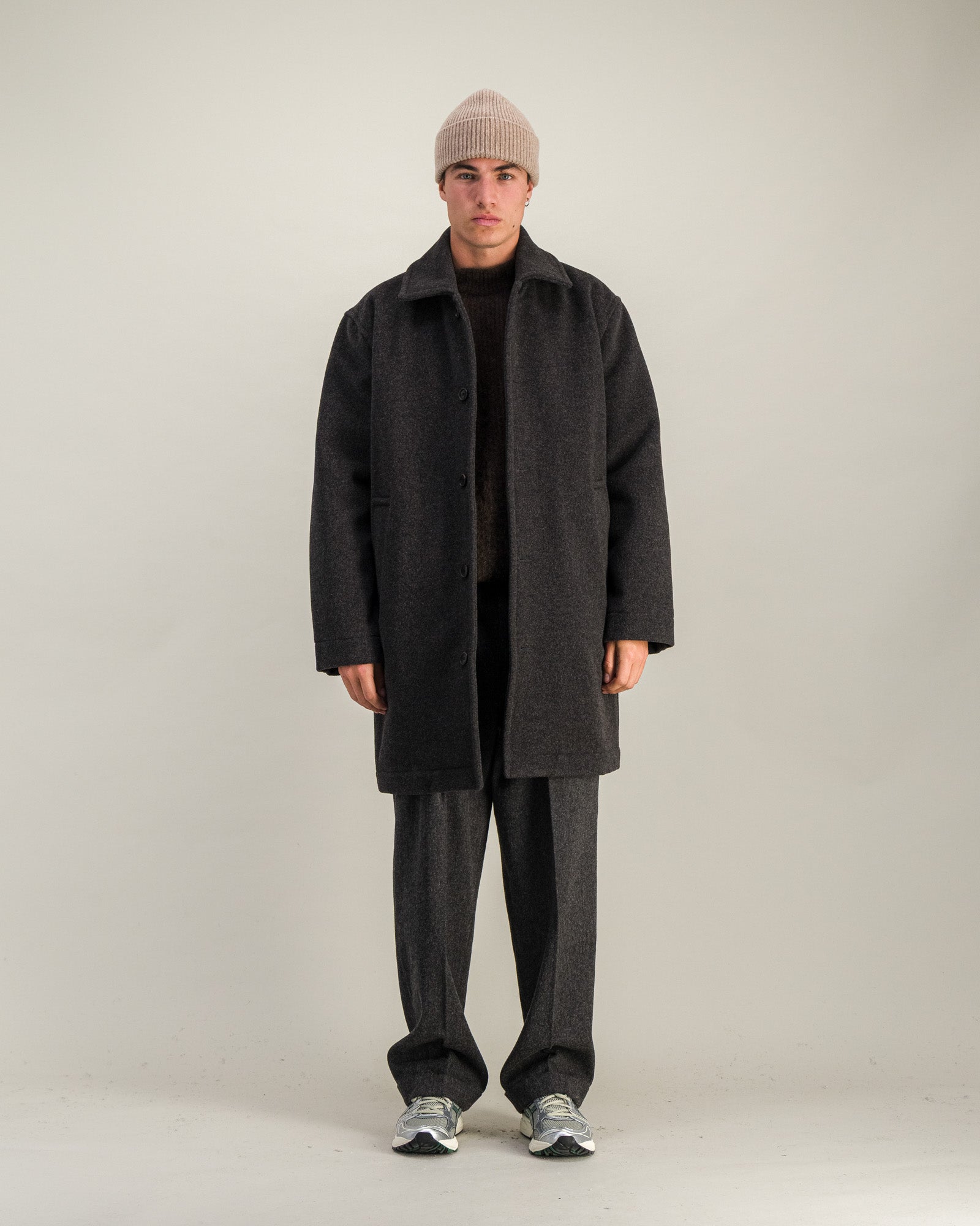Manteau Orson brun chiné
