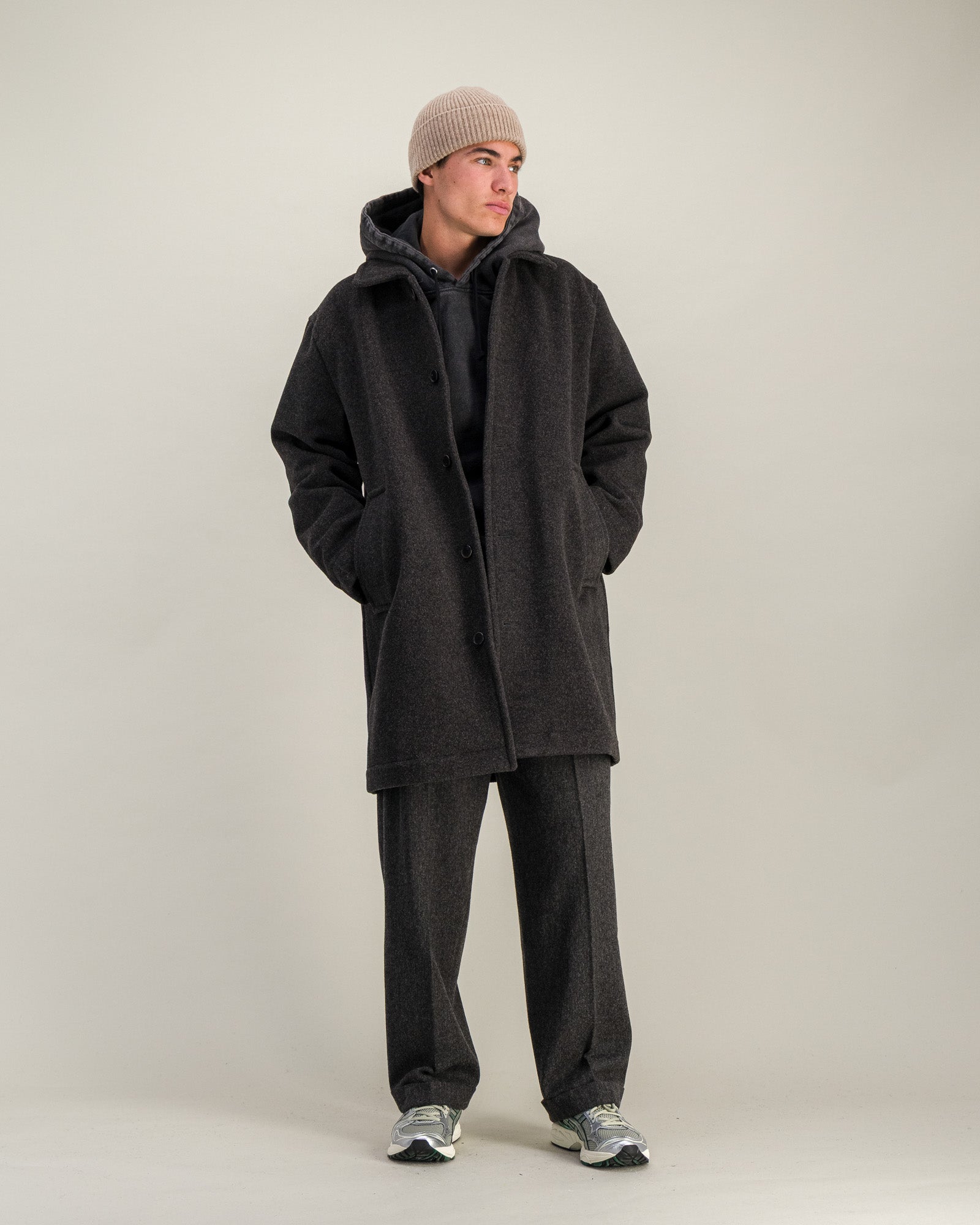 Manteau Orson brun chiné