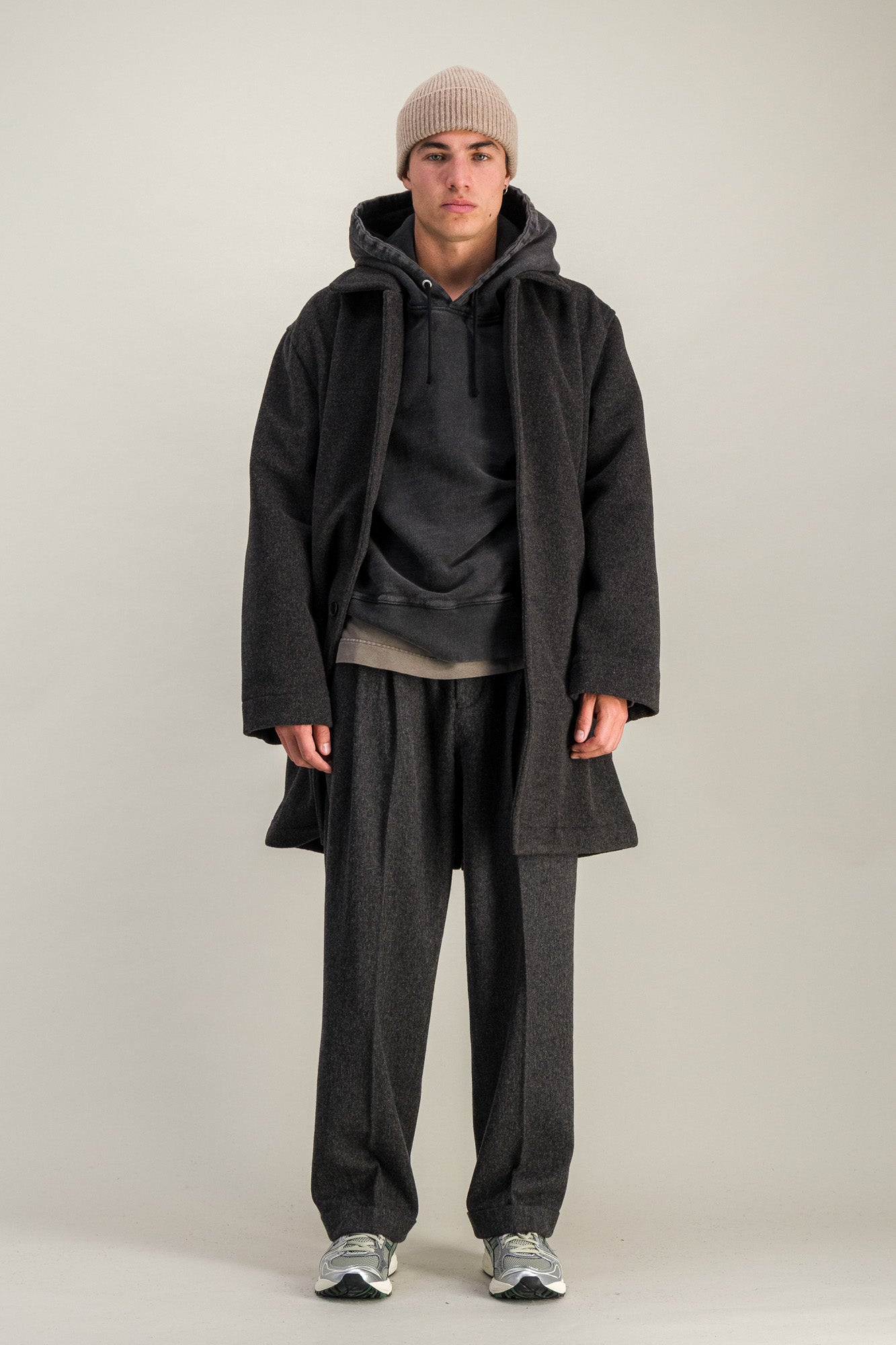 Manteau Orson brun chiné