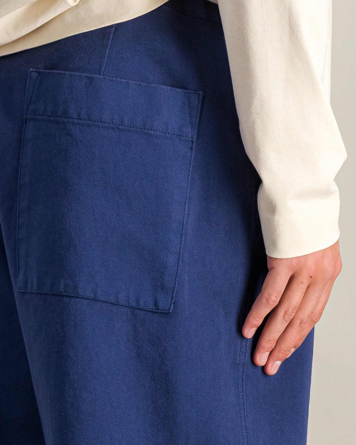 Pantalon Dad Twill bleu