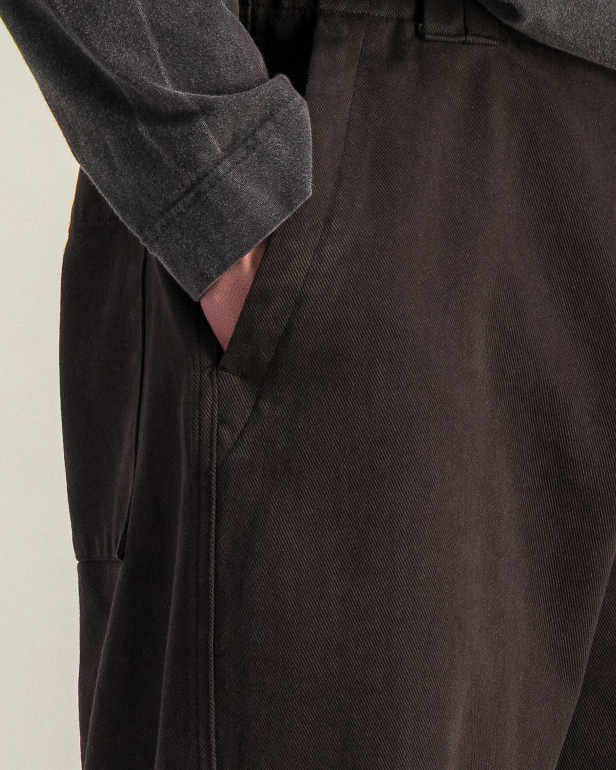 Pantalon Dad Twill caviar