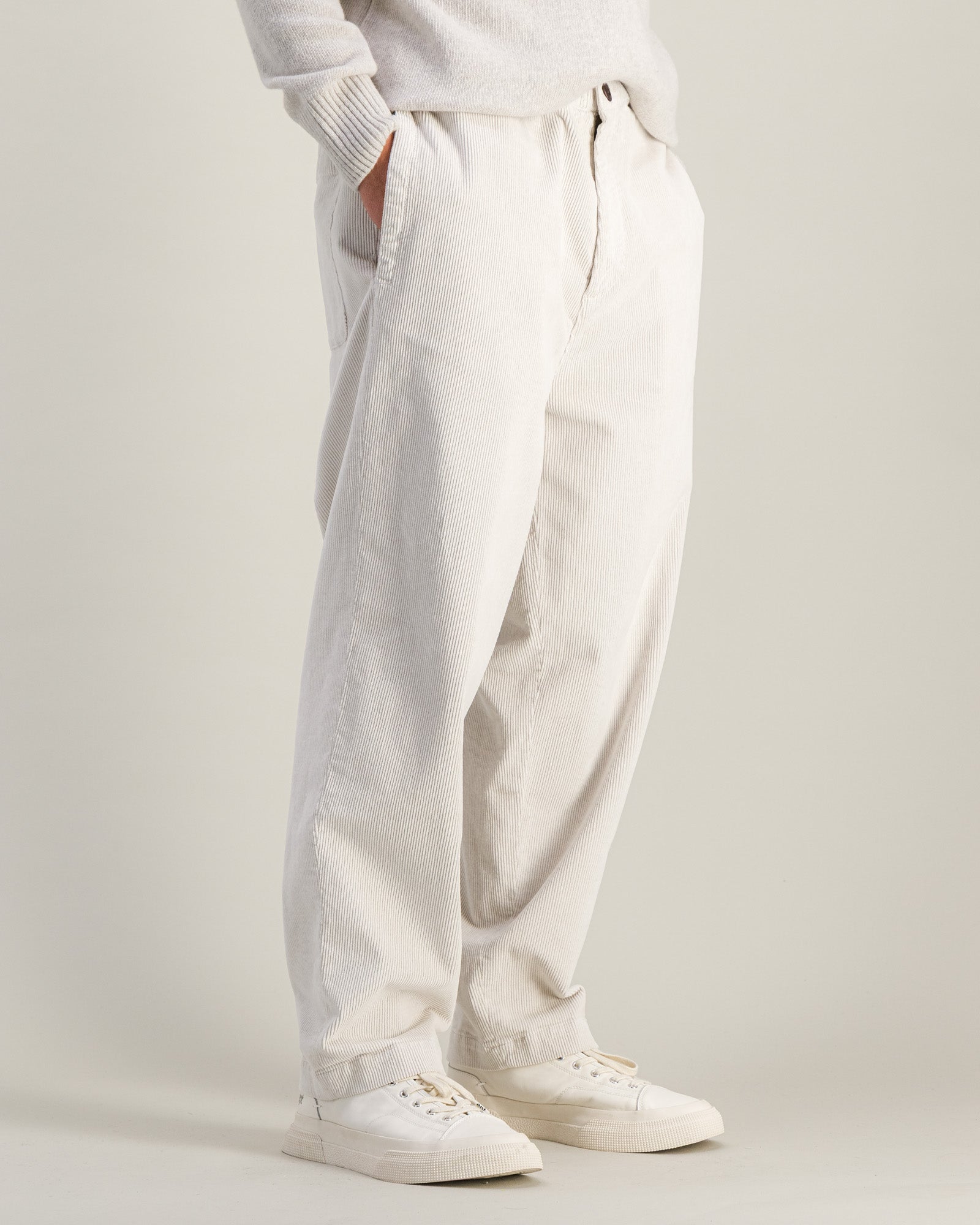 Pantalon Nomad Cord blanc