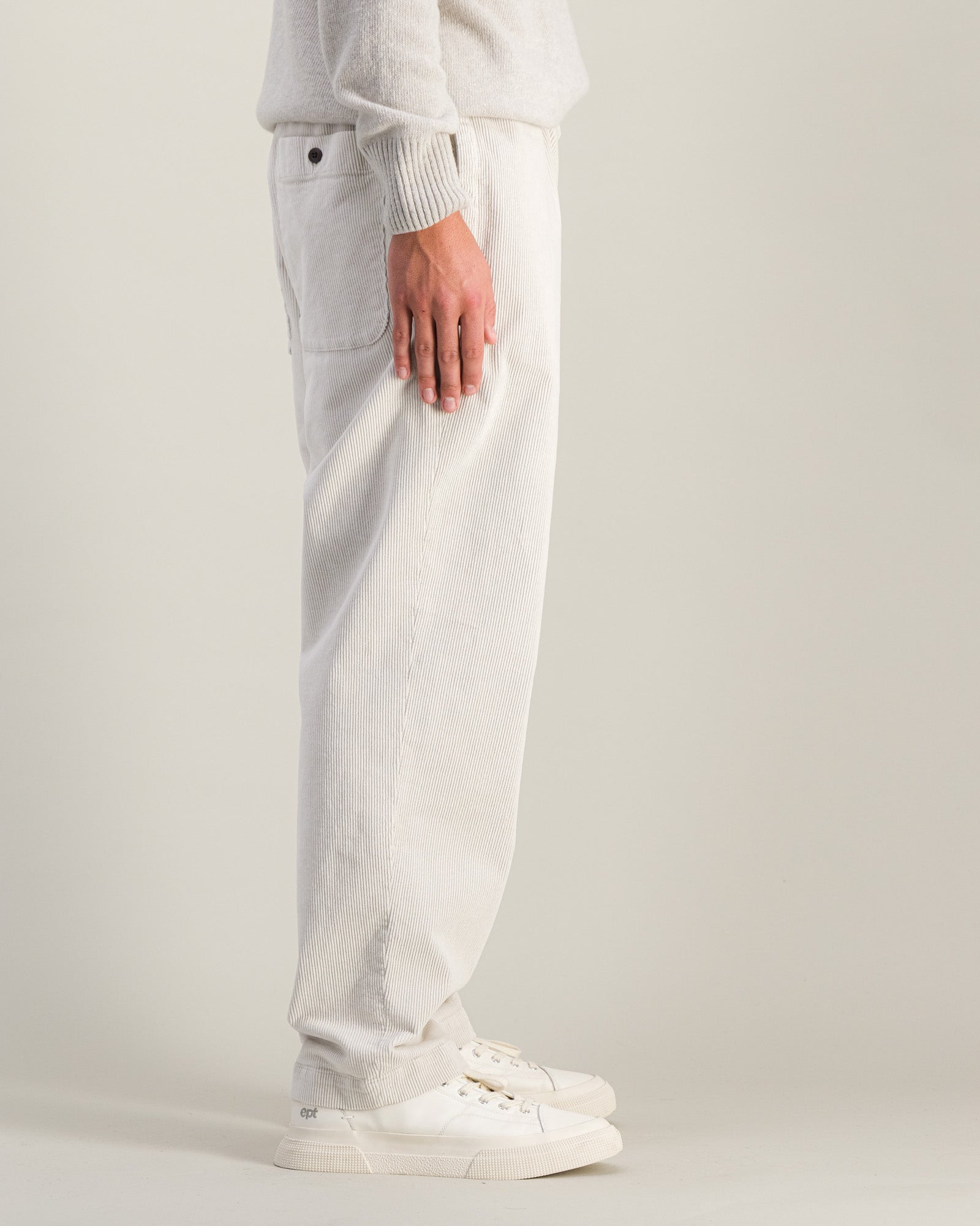 Pantalon Nomad Cord blanc
