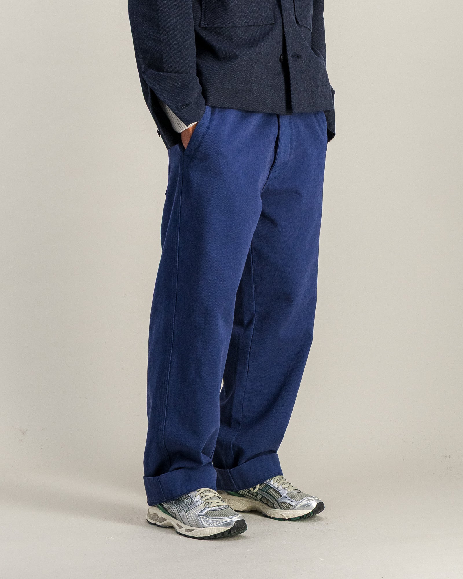 Pantalon Dad Twill bleu