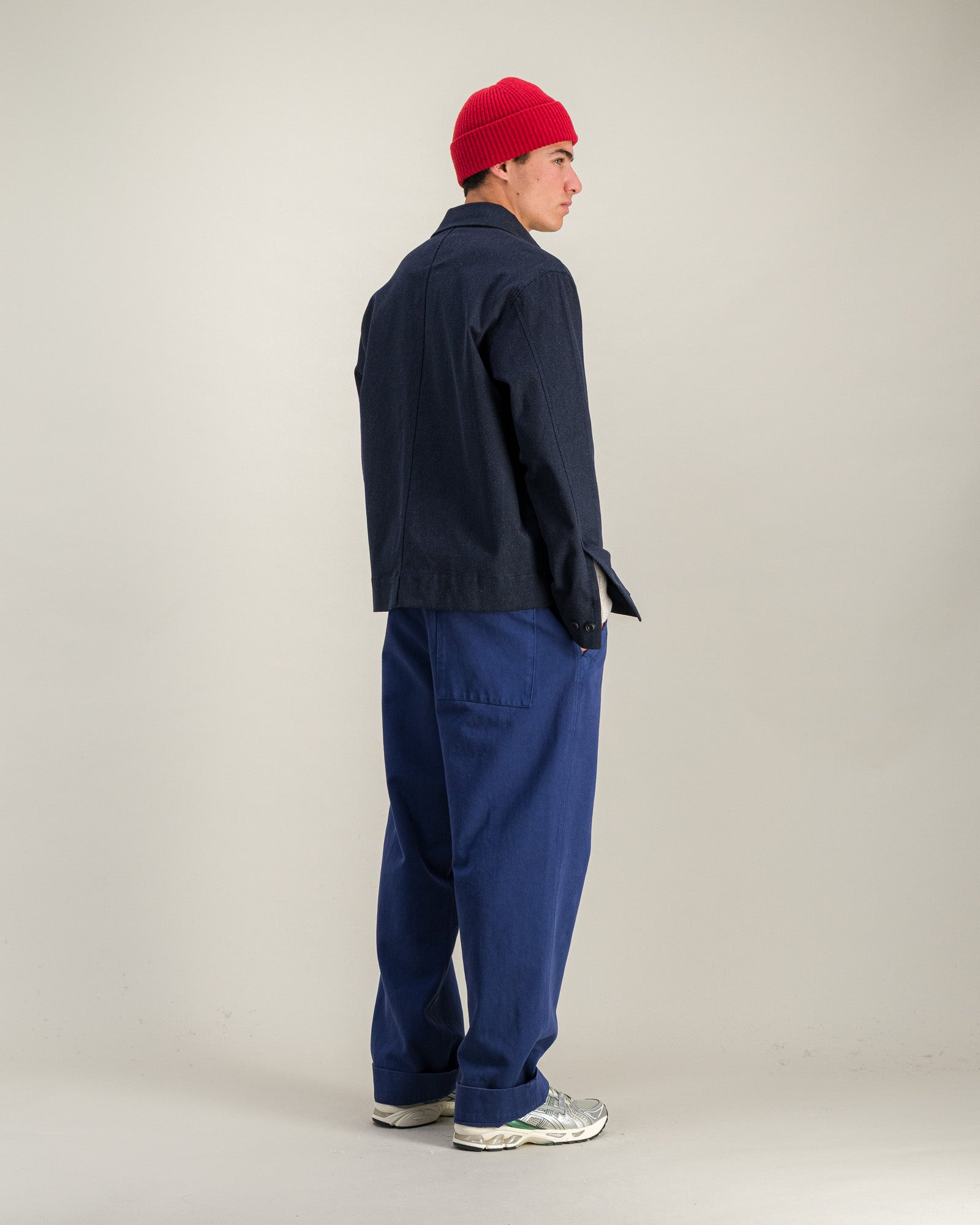 Pantalon Dad Twill bleu