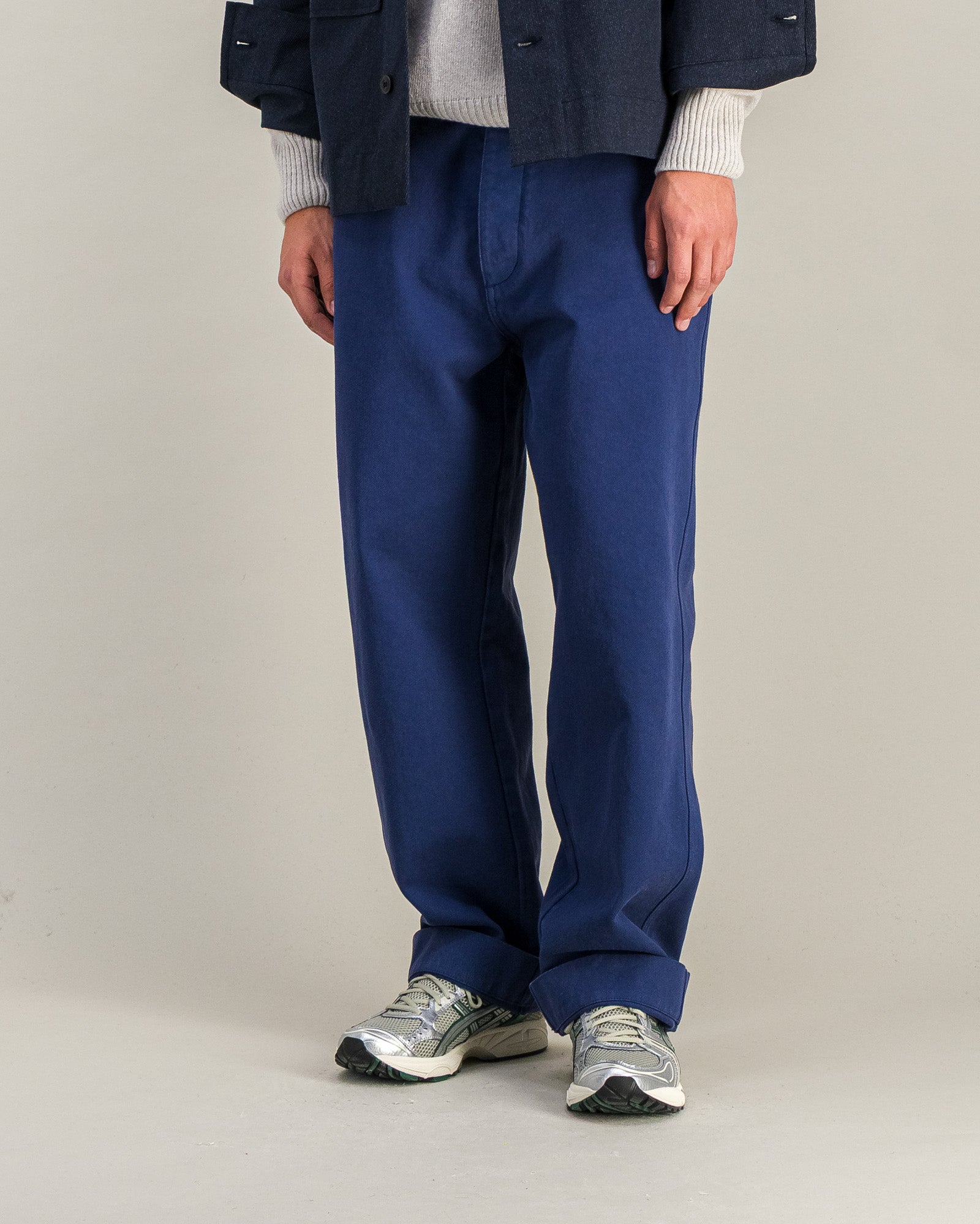 Pantalon Dad Twill bleu