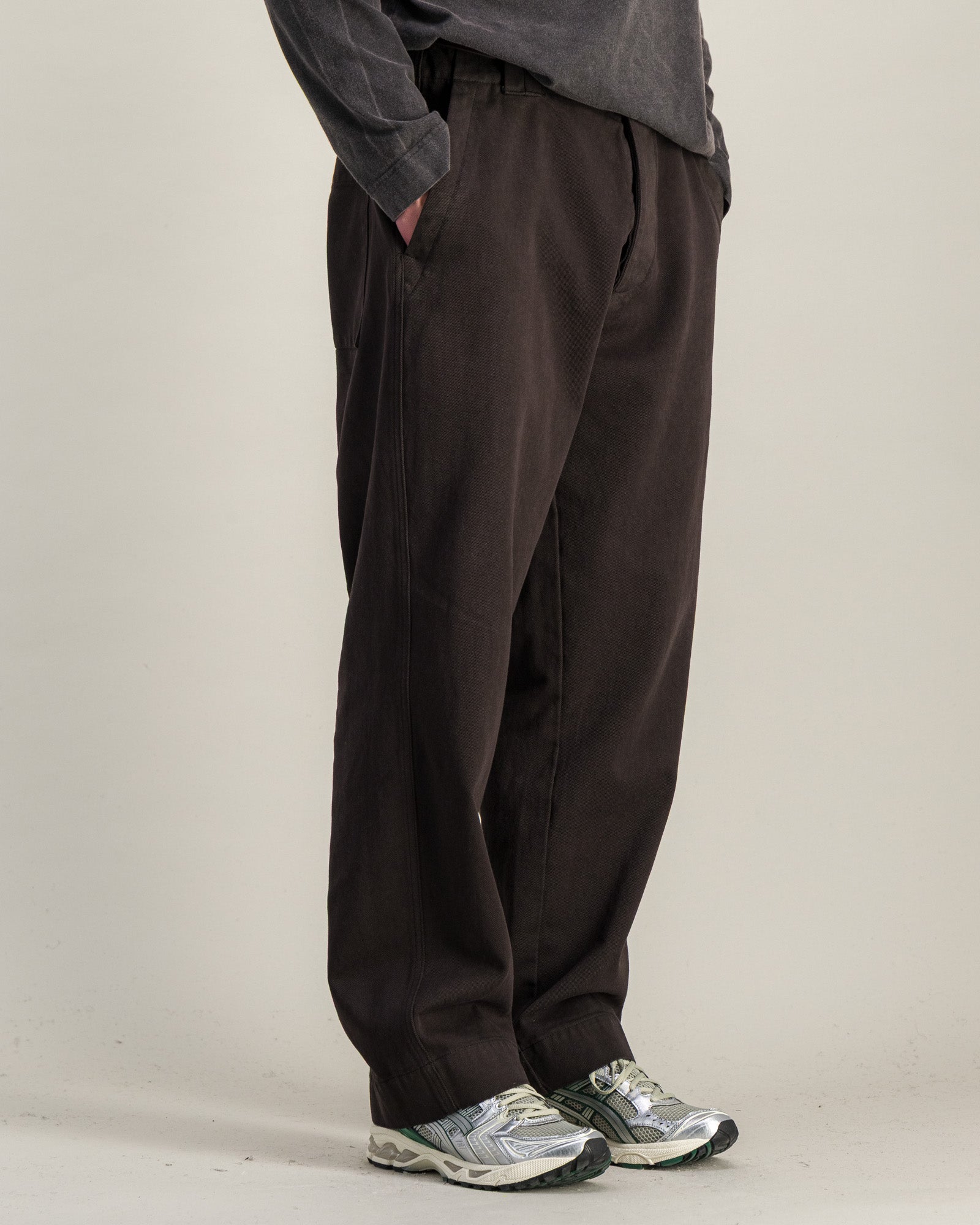 Pantalon Dad Twill caviar