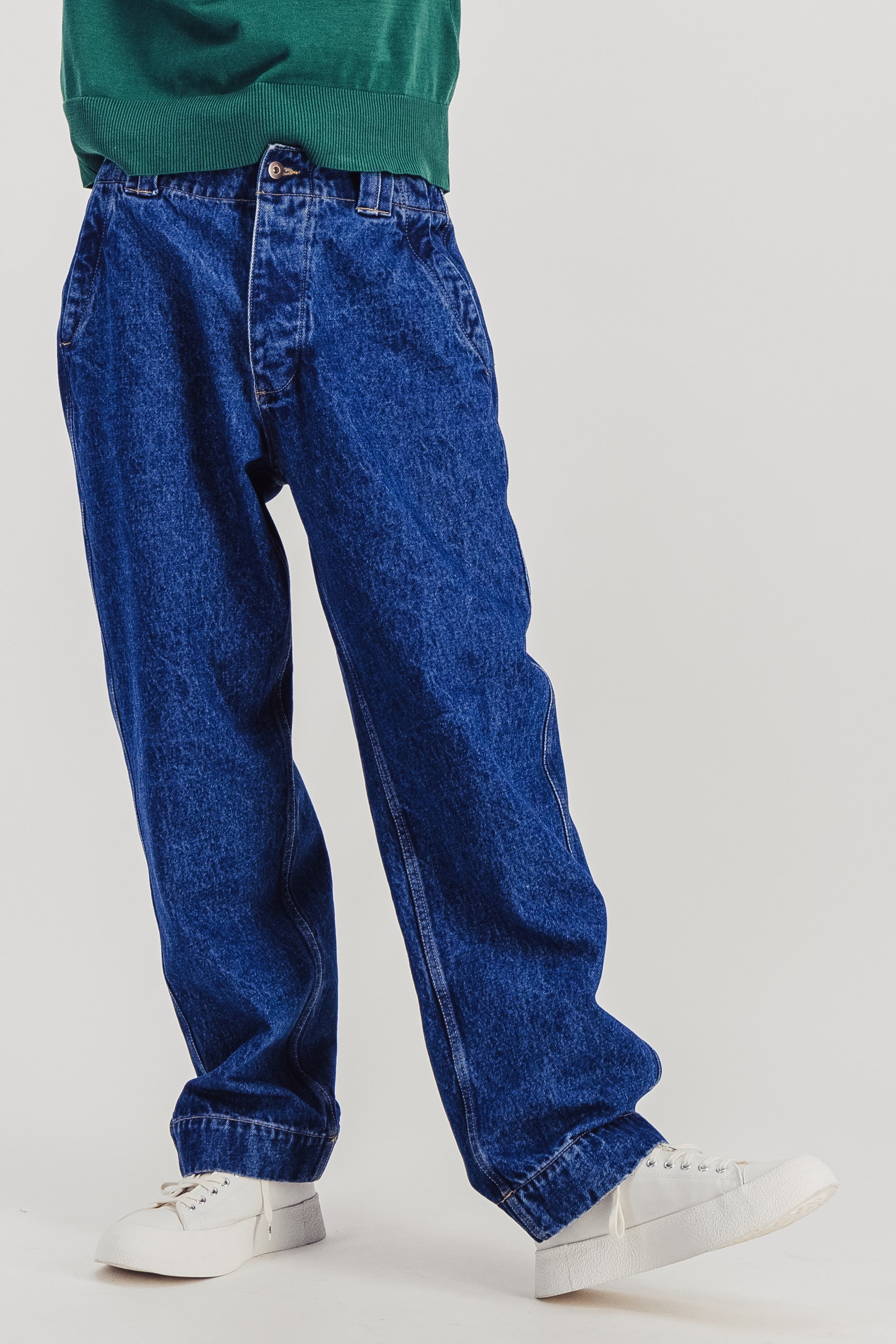 Pantalon Dad Denim stone