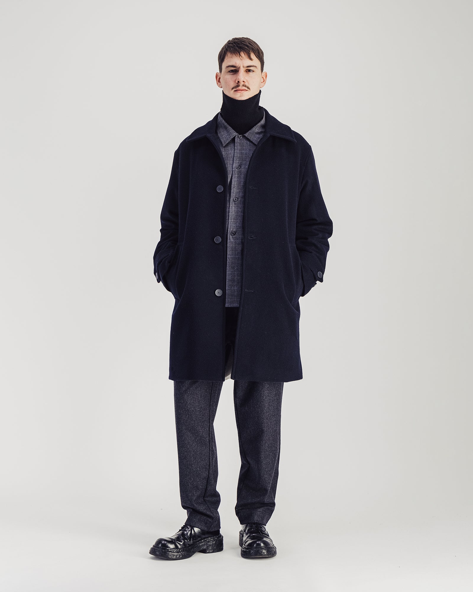 Manteau Caufield marine