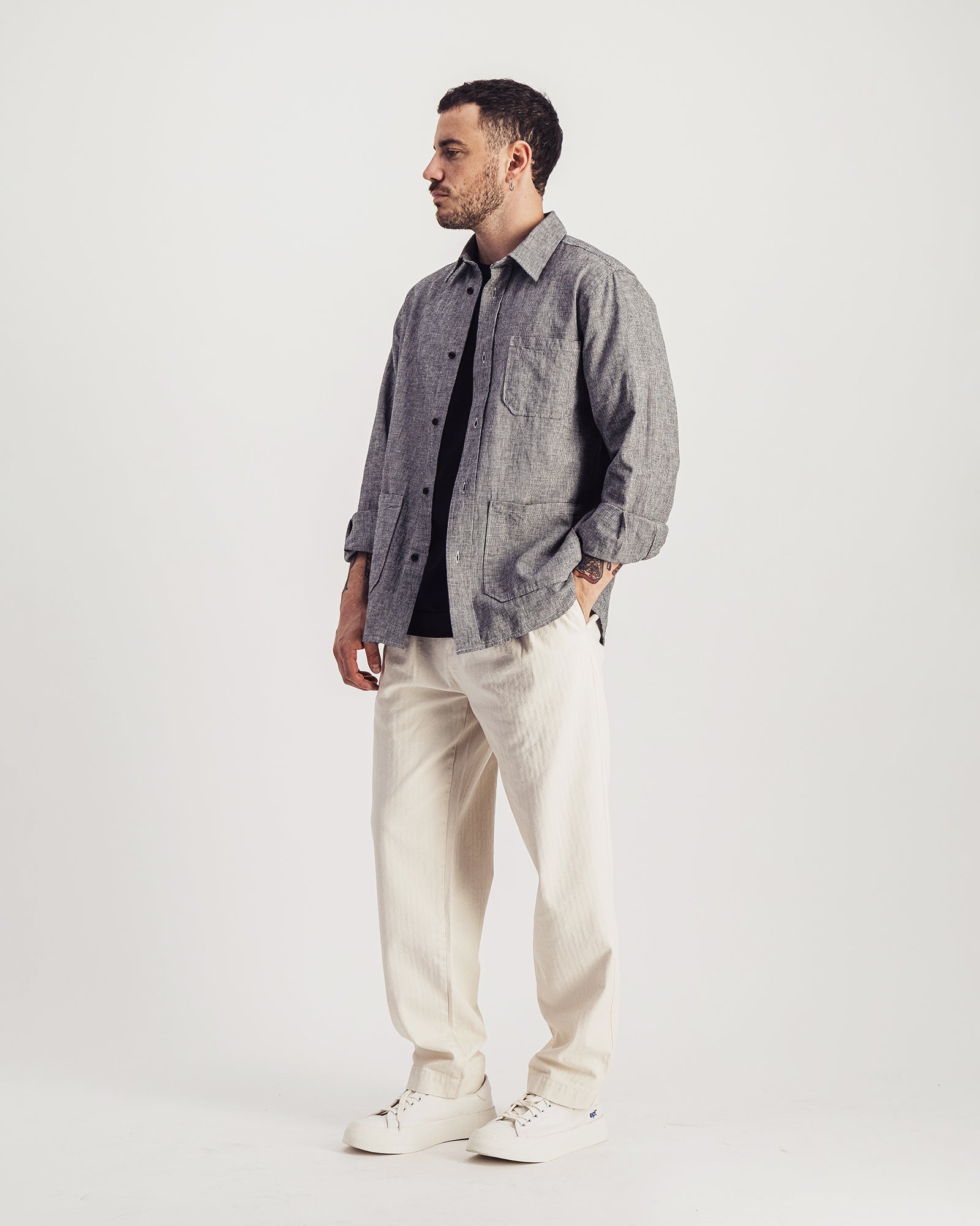 Chemise Pioneer gris