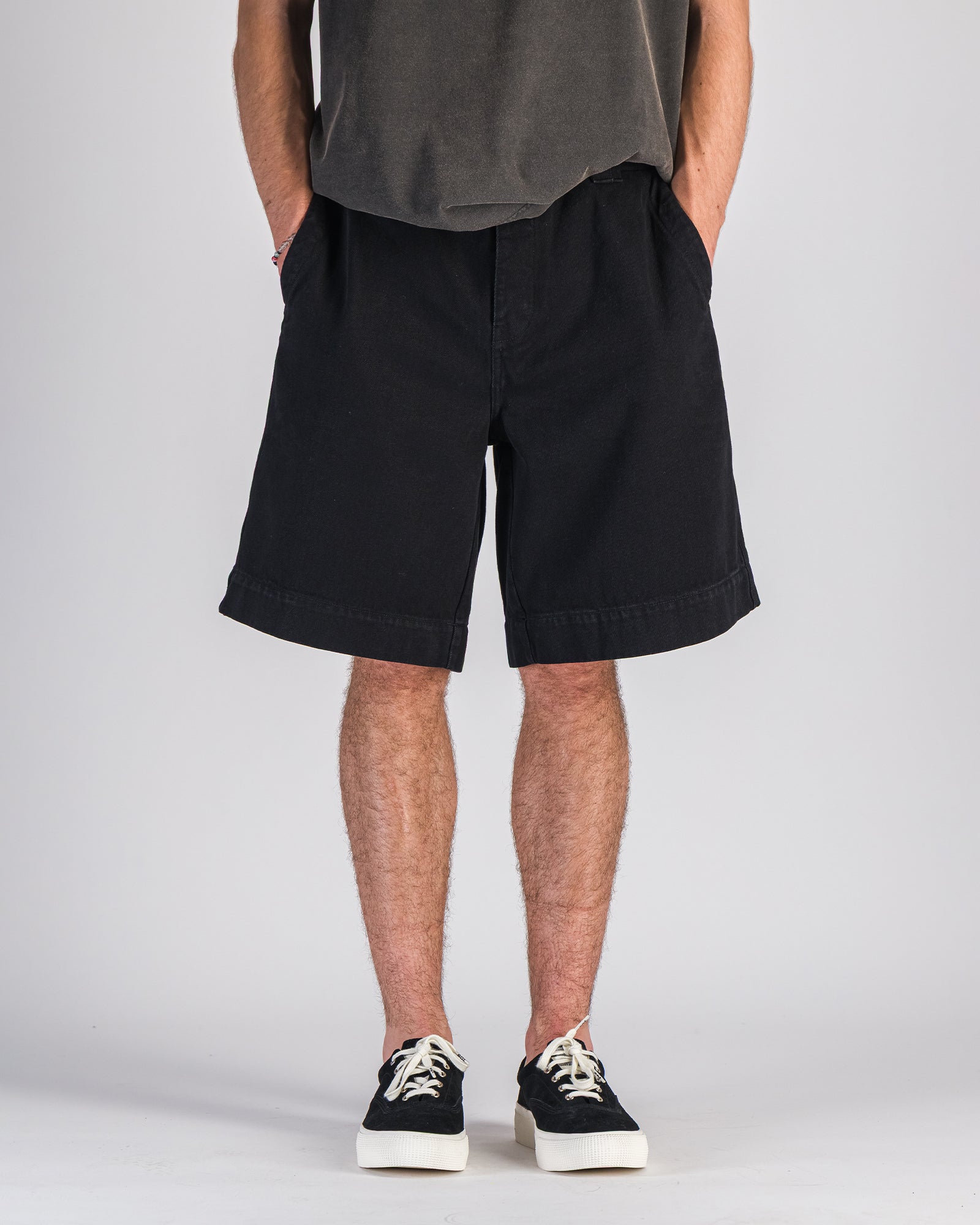 Bermuda Dad Denim noir