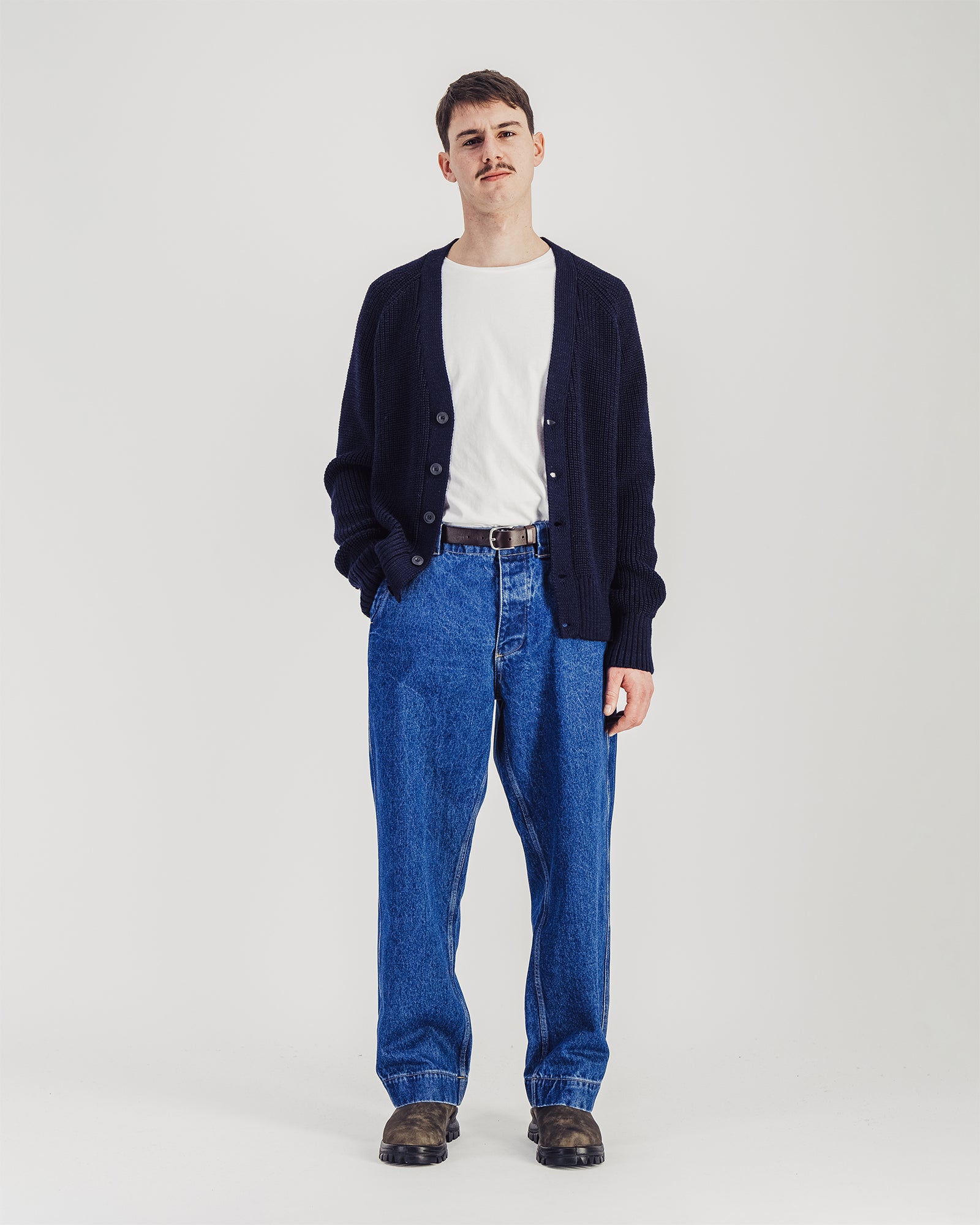 Pantalon Dad Denim stone