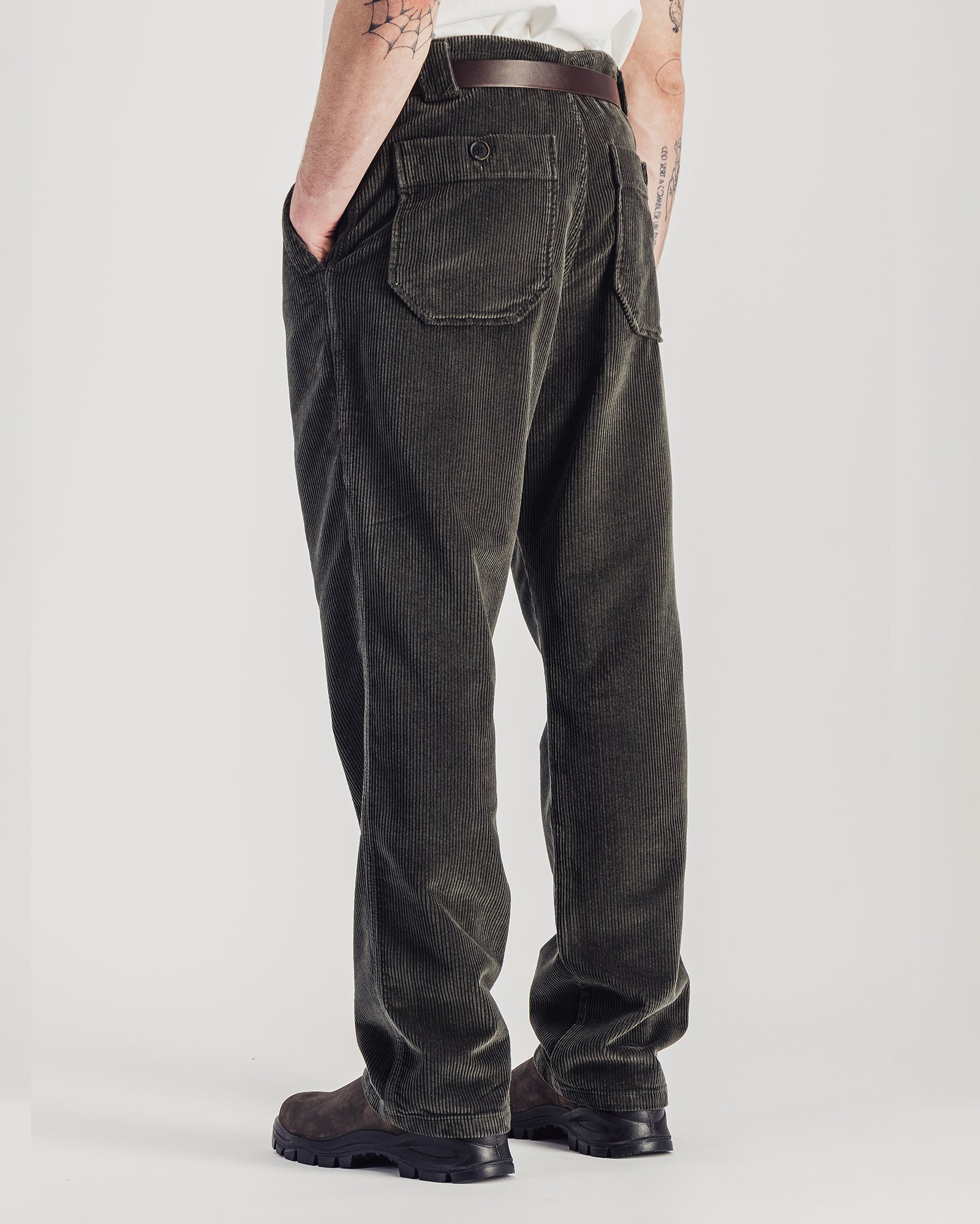 Pantalon Dock Cord kaki