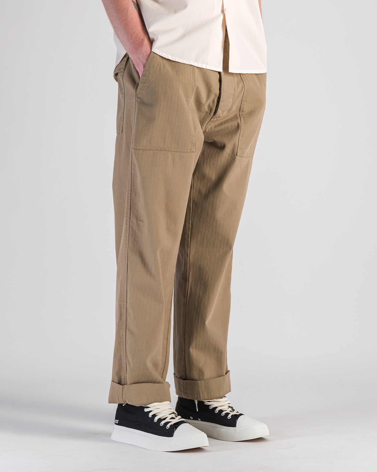 Pantalon Fatigue beige