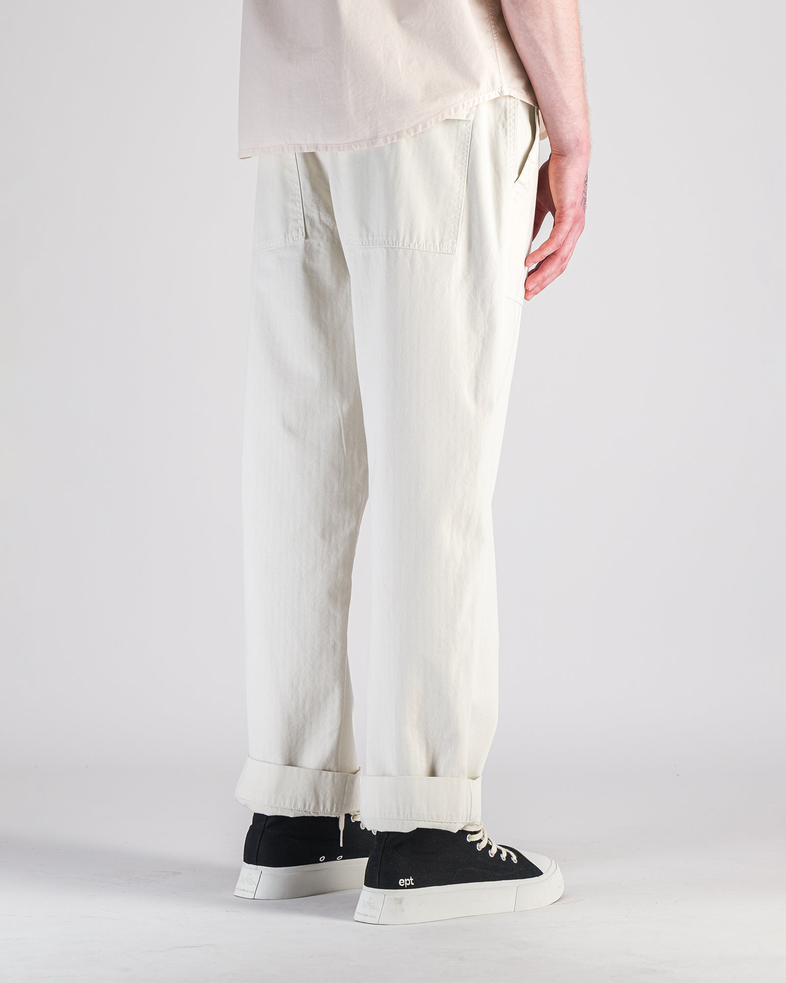 Pantalon Fatigue blanc