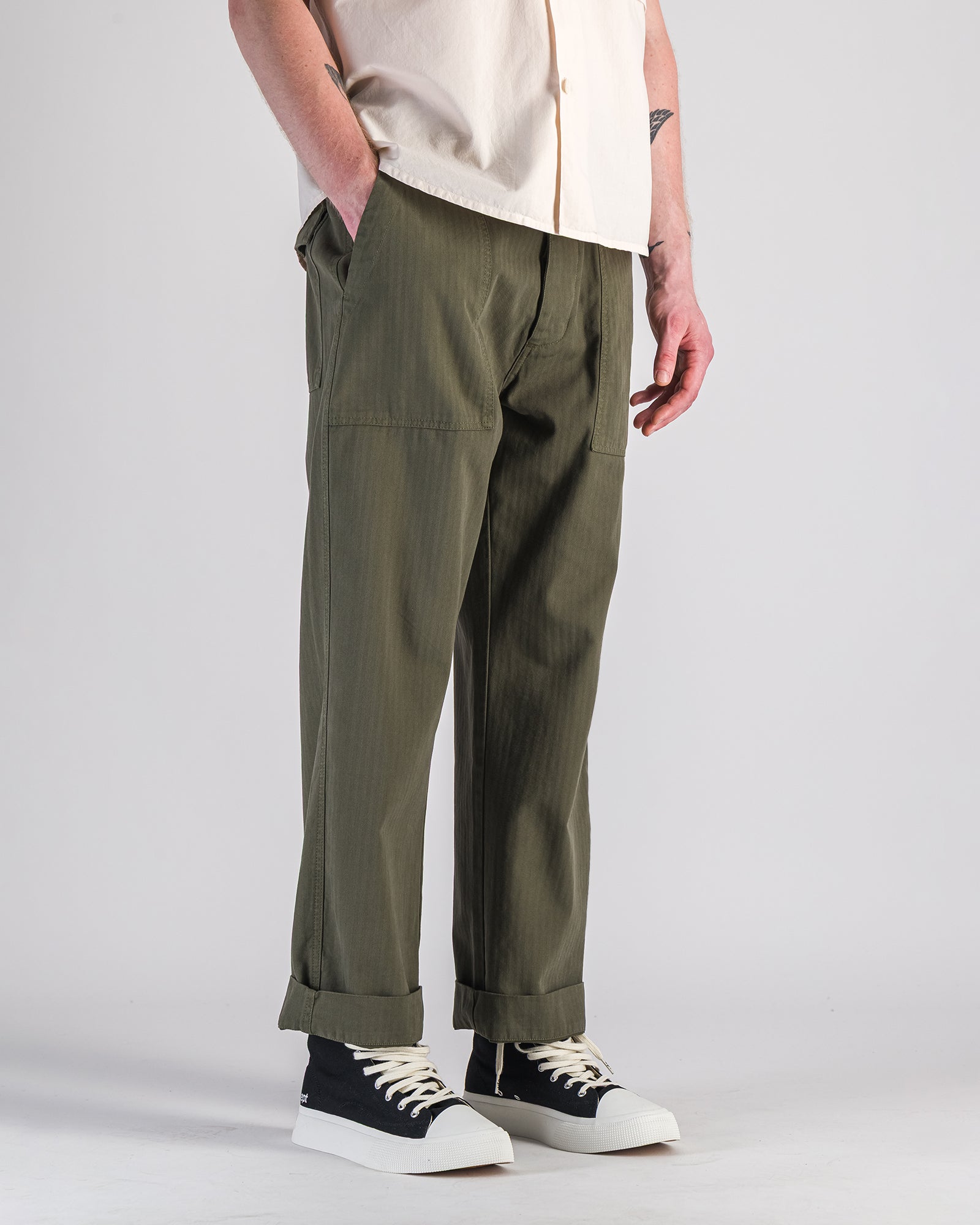 Pantalon Fatigue kaki