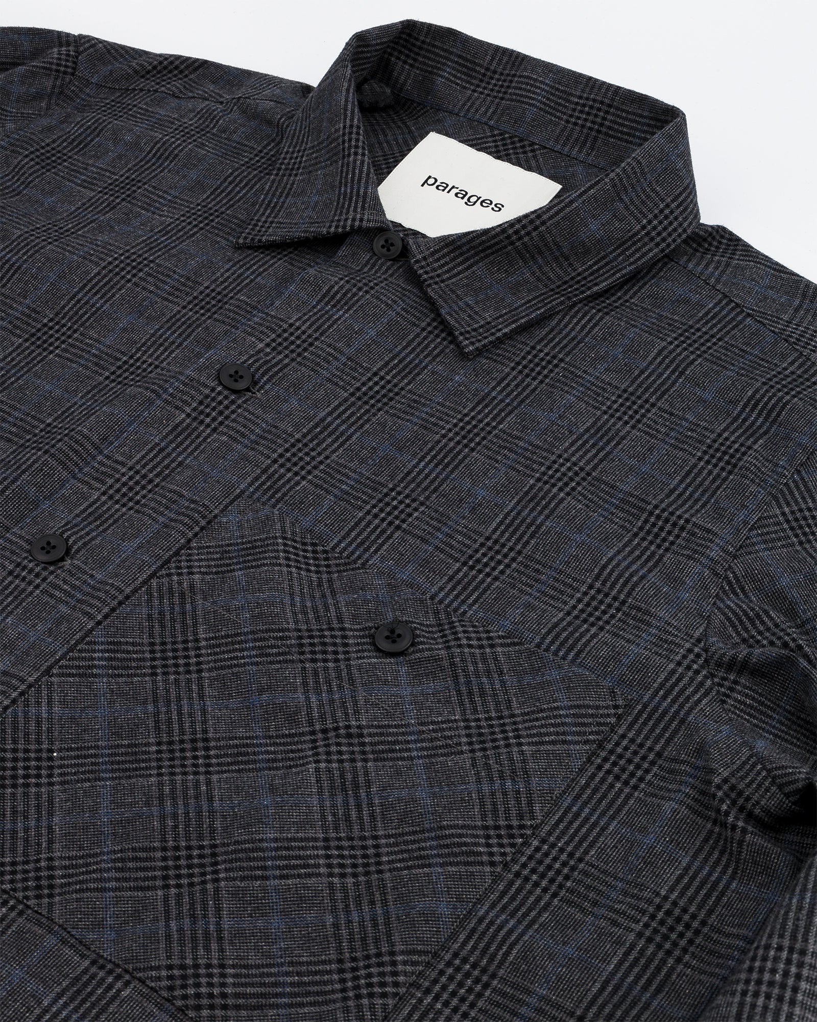 Surchemise Lisburn gris/noir