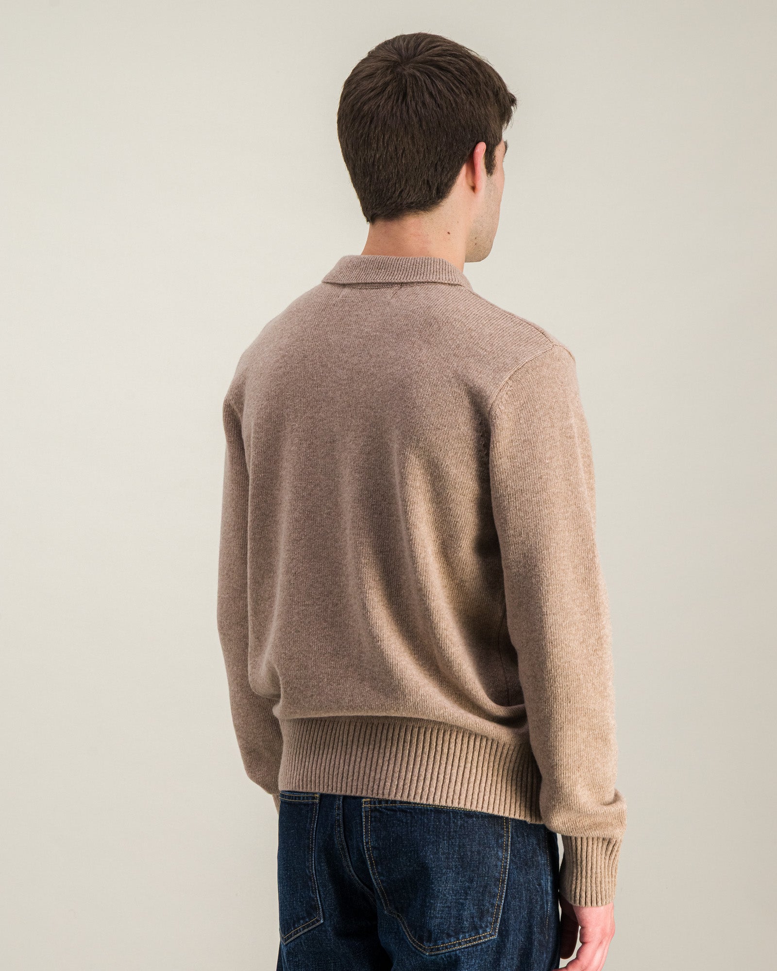 Pull Luke beige chiné