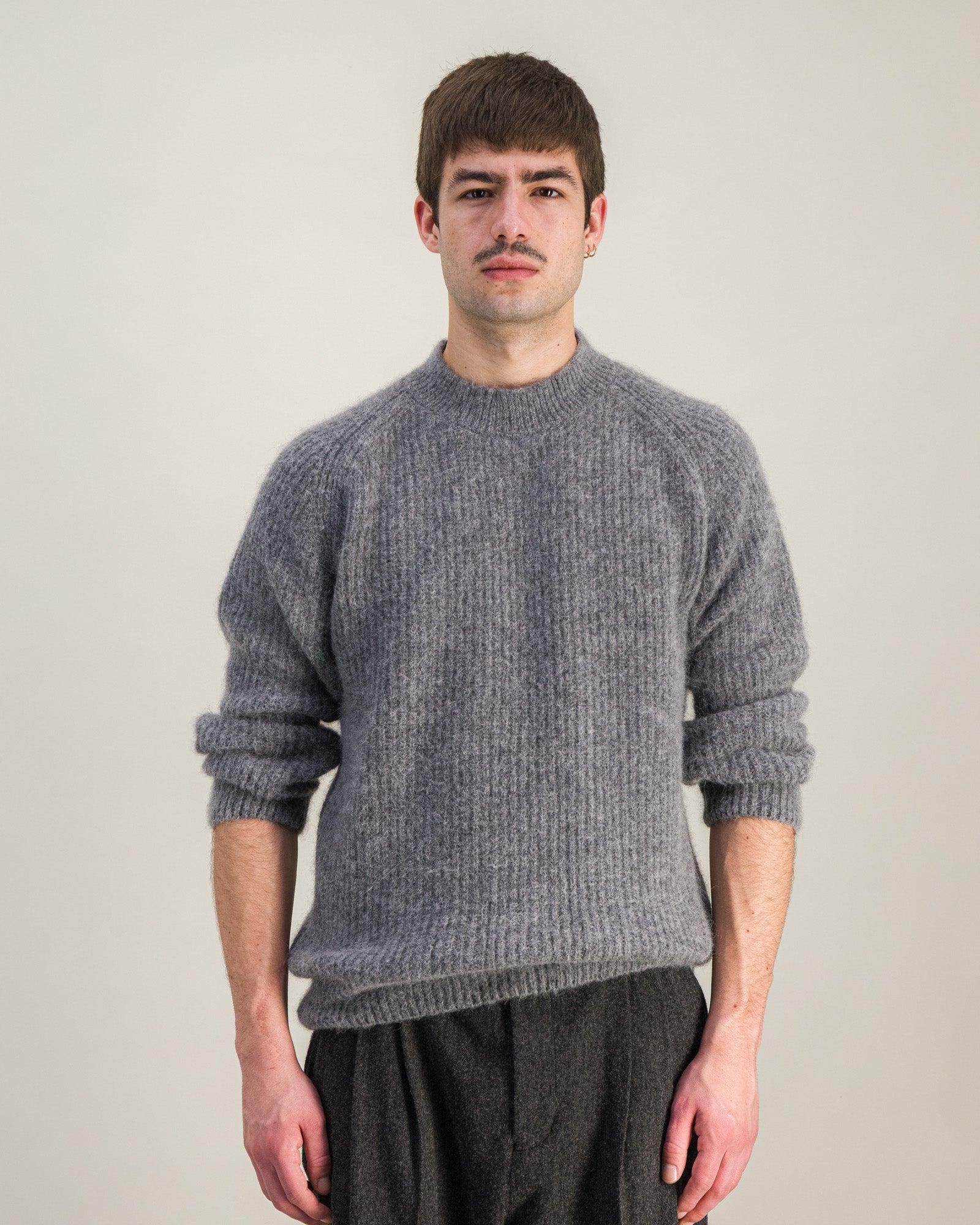 Pull Halo gris chiné