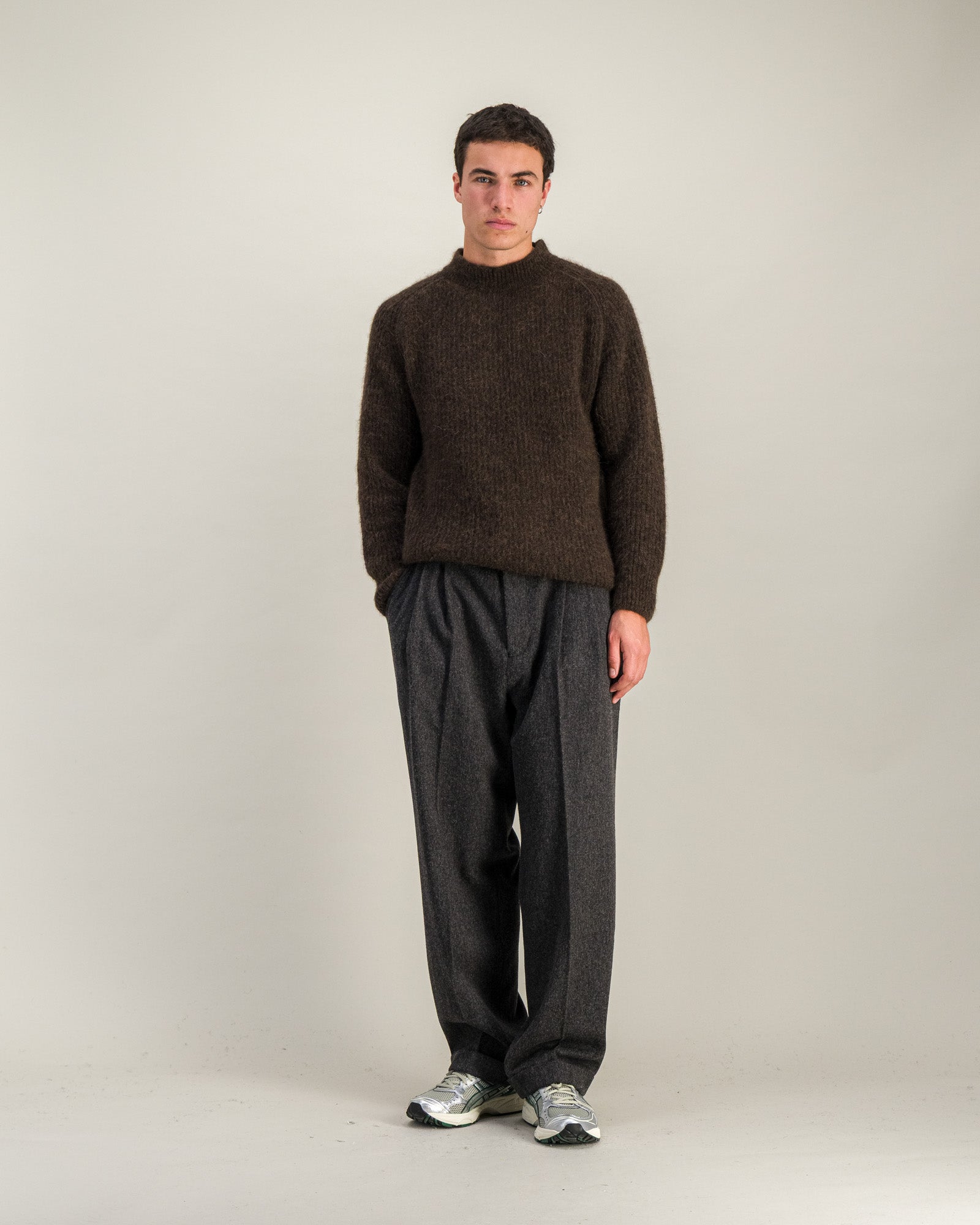 Pull Halo marron
