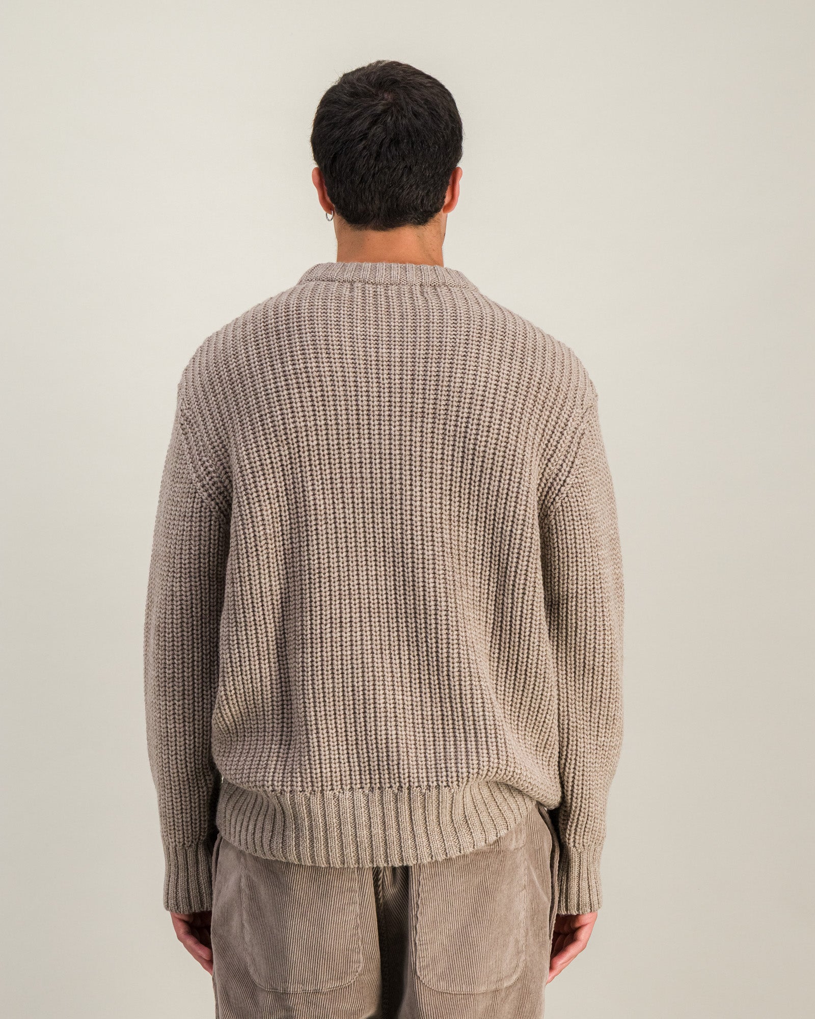 Pull Fisher beige clair