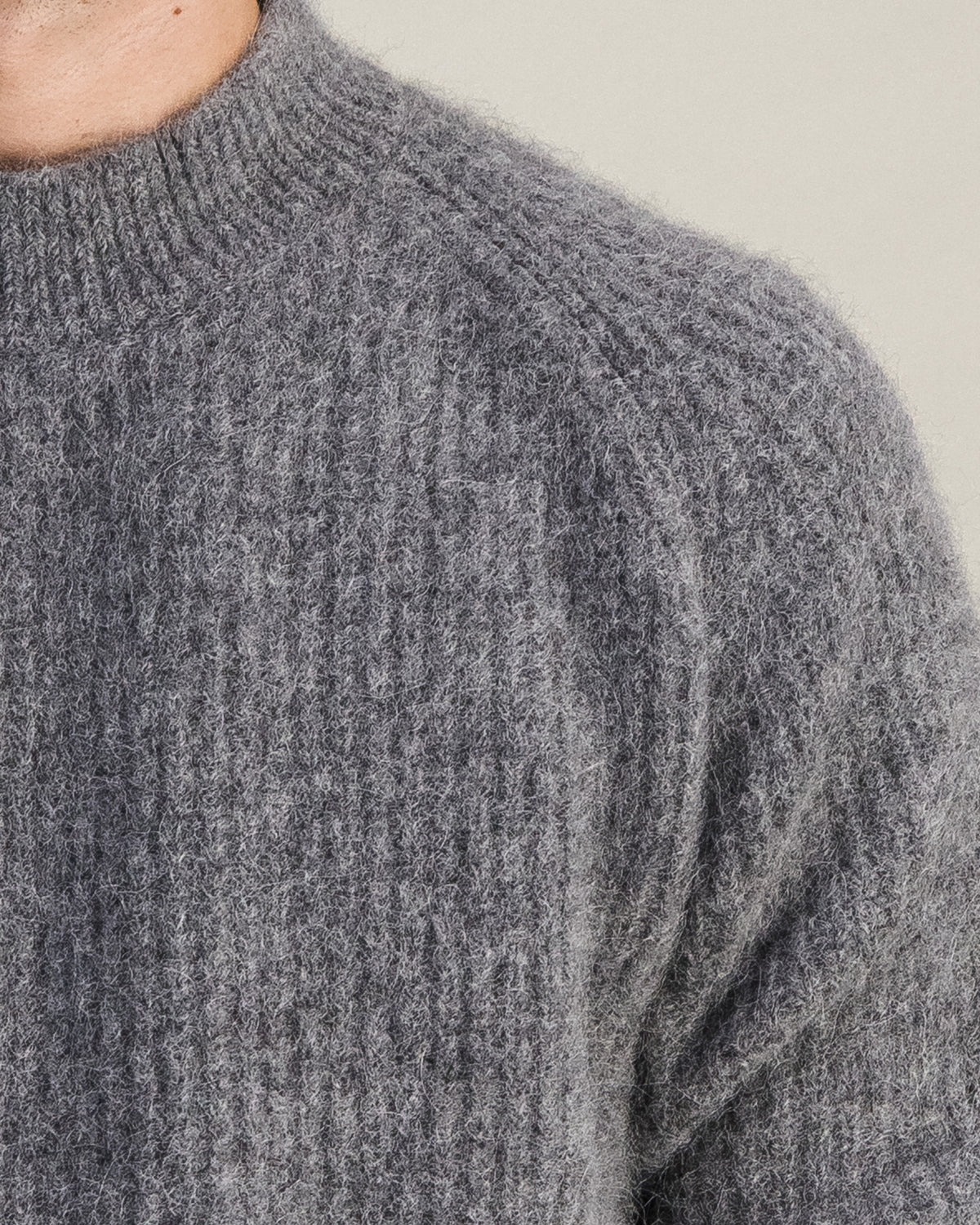 Pull Halo gris chiné