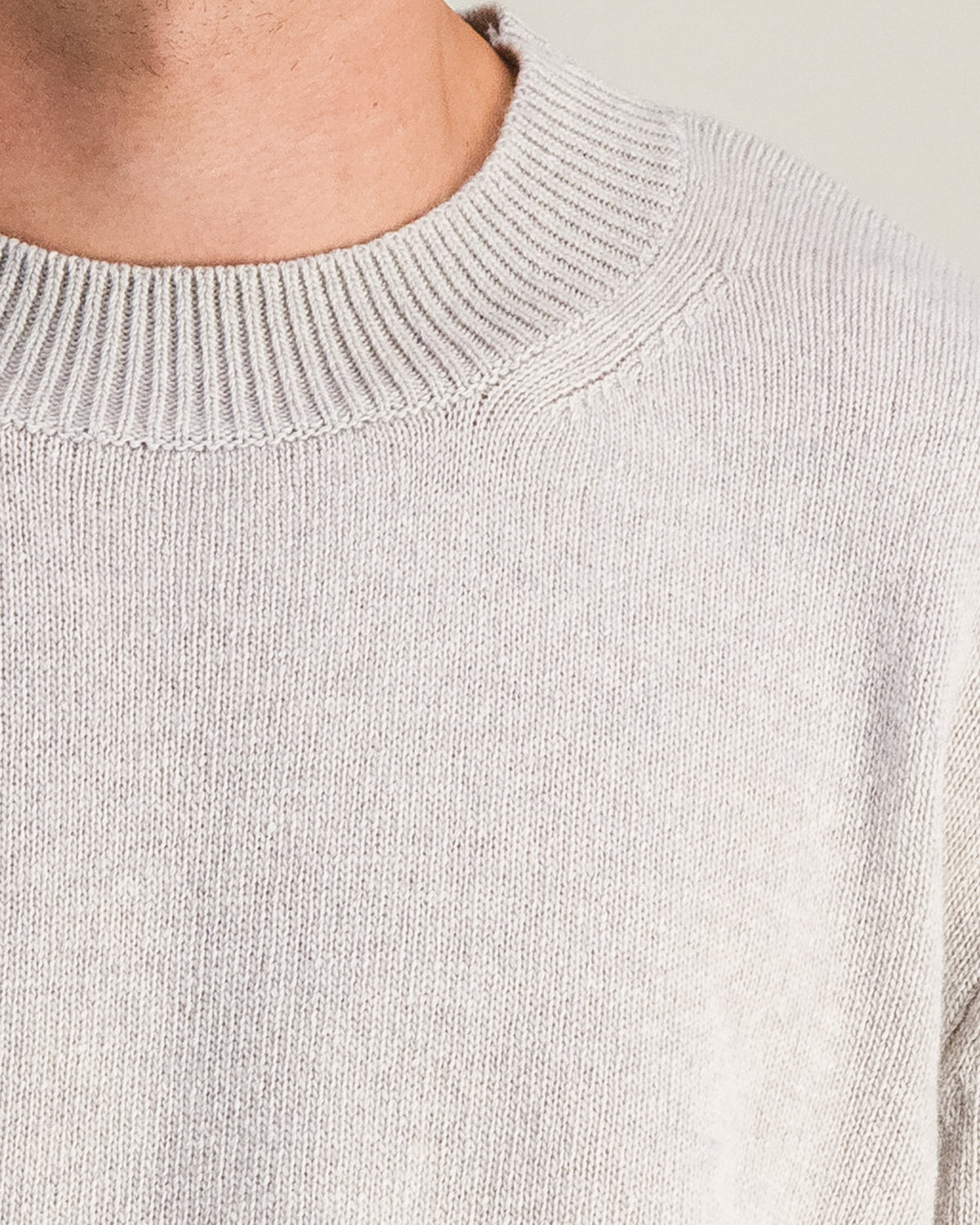Pull Jonas gris clair chiné