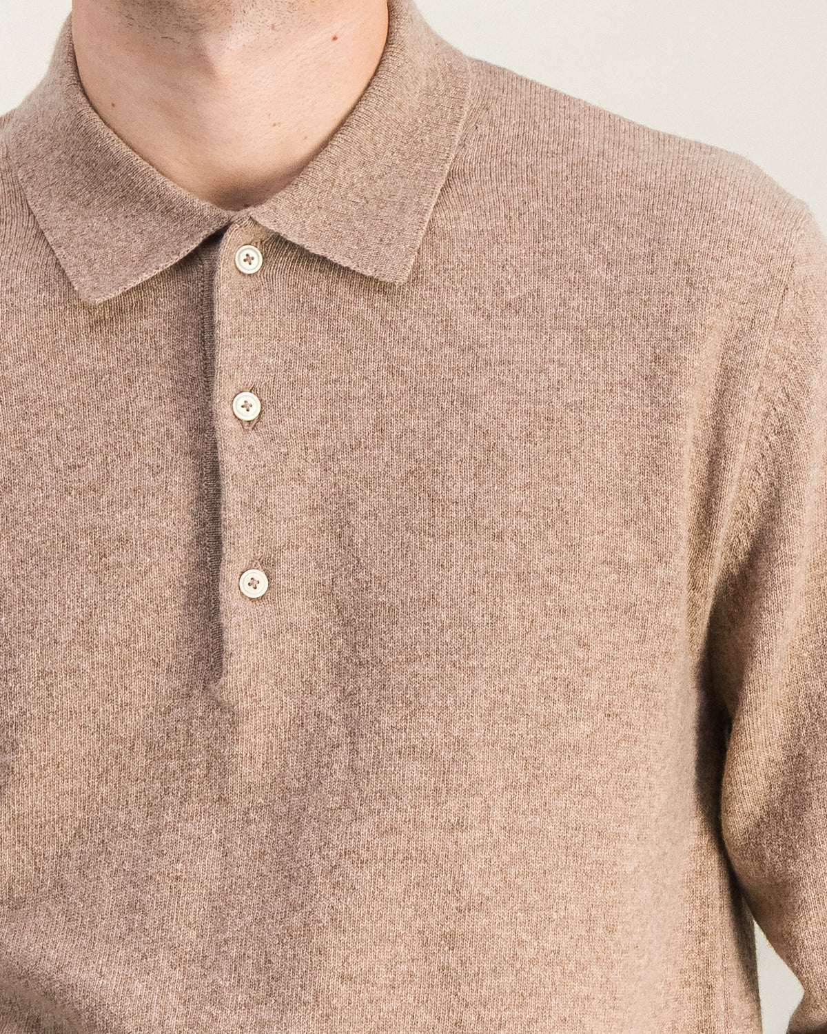 Pull Luke beige chiné