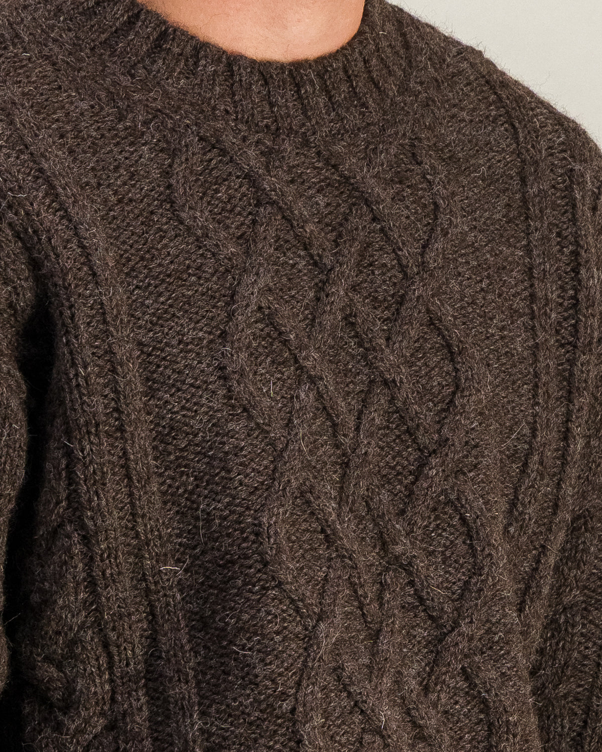 Pull Nordic marron