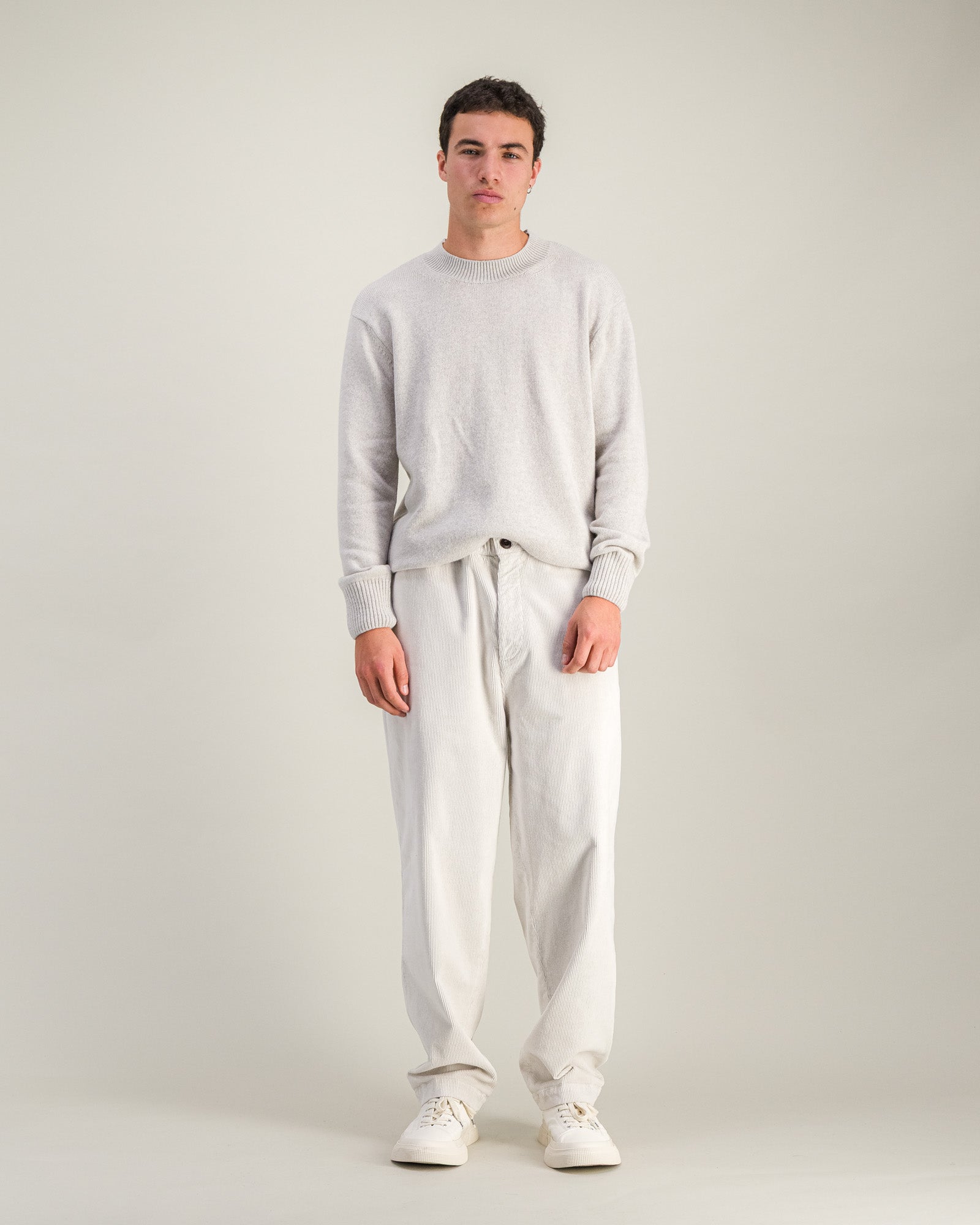 Pull Jonas gris clair chiné