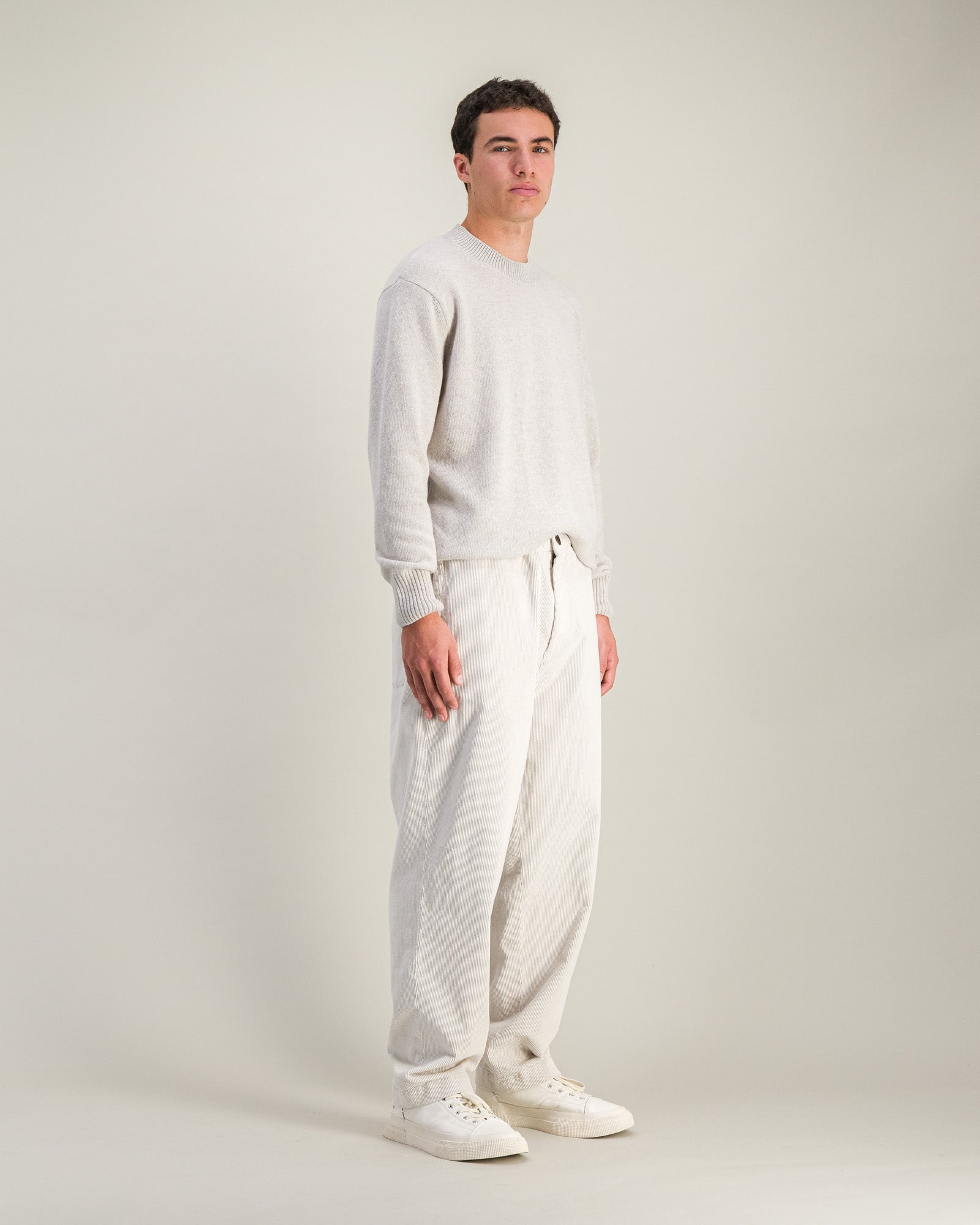 Pull Jonas gris clair chiné