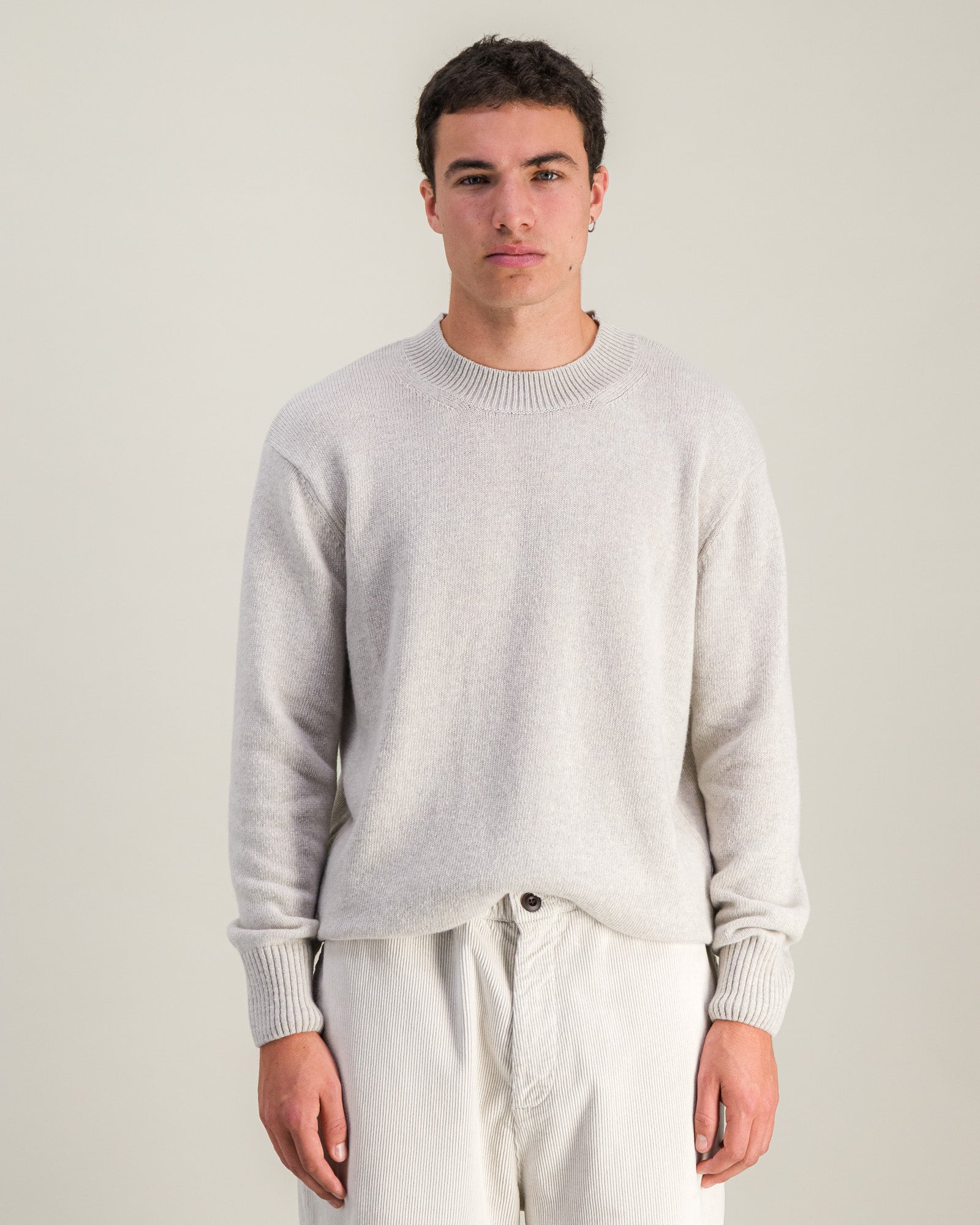 Pull Jonas gris clair chiné
