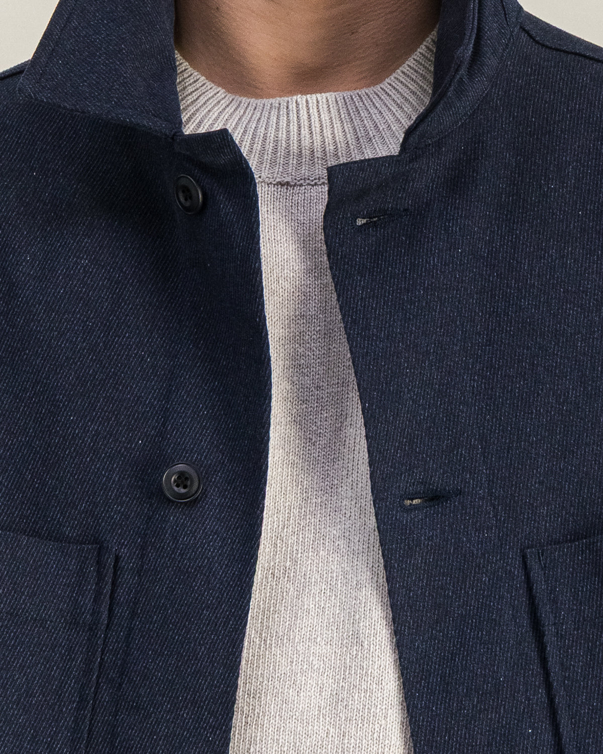 Surchemise Box Overshirt marine