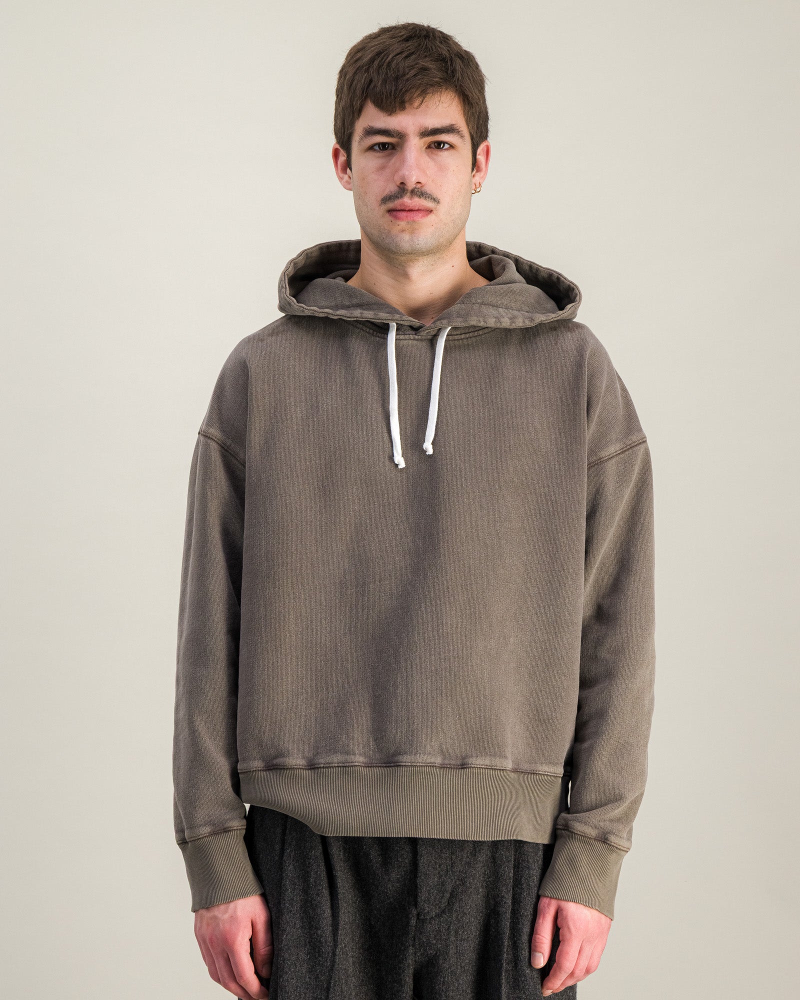 Sweat Hoodie Heavy gris délavé