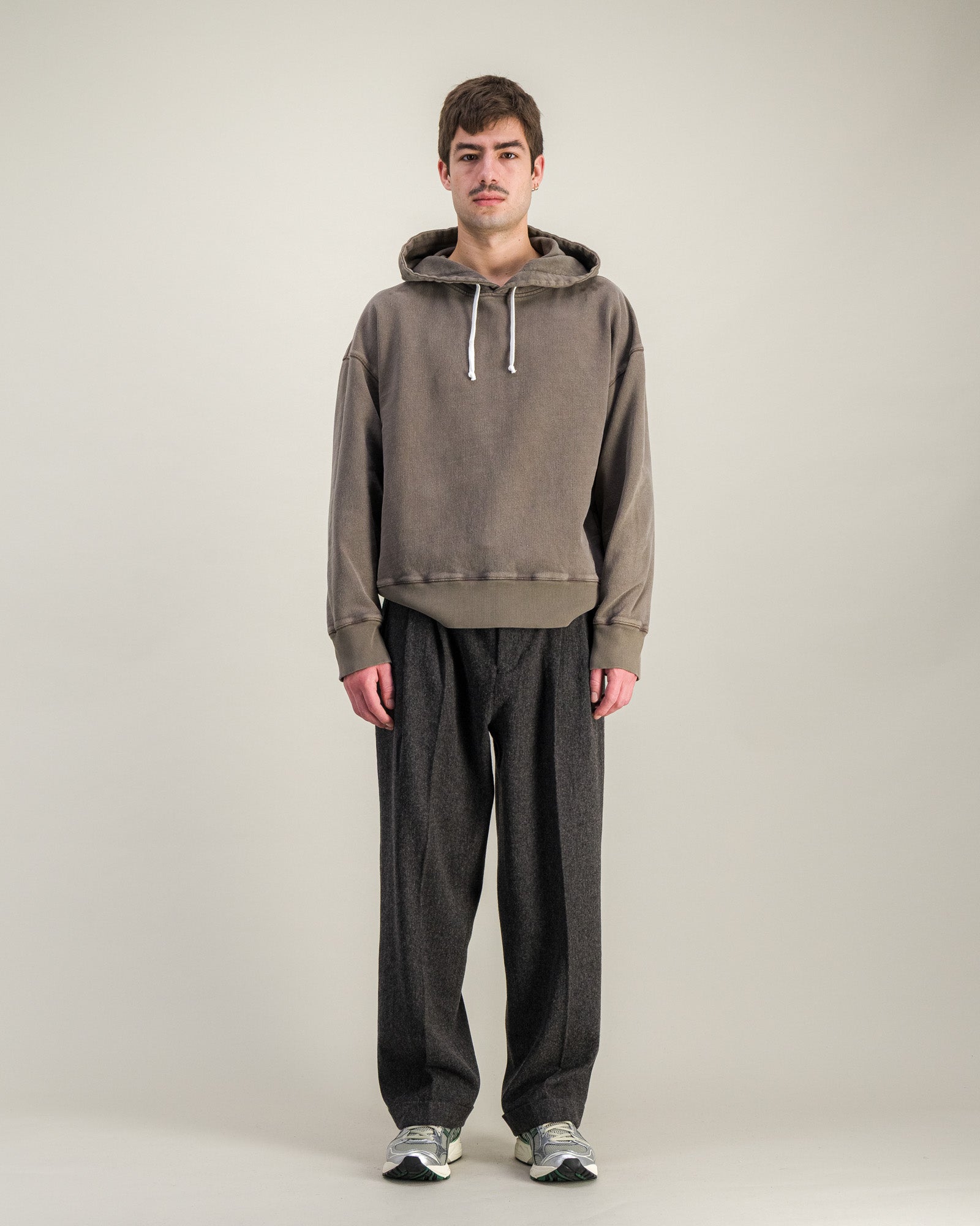 Sweat Hoodie Heavy gris délavé