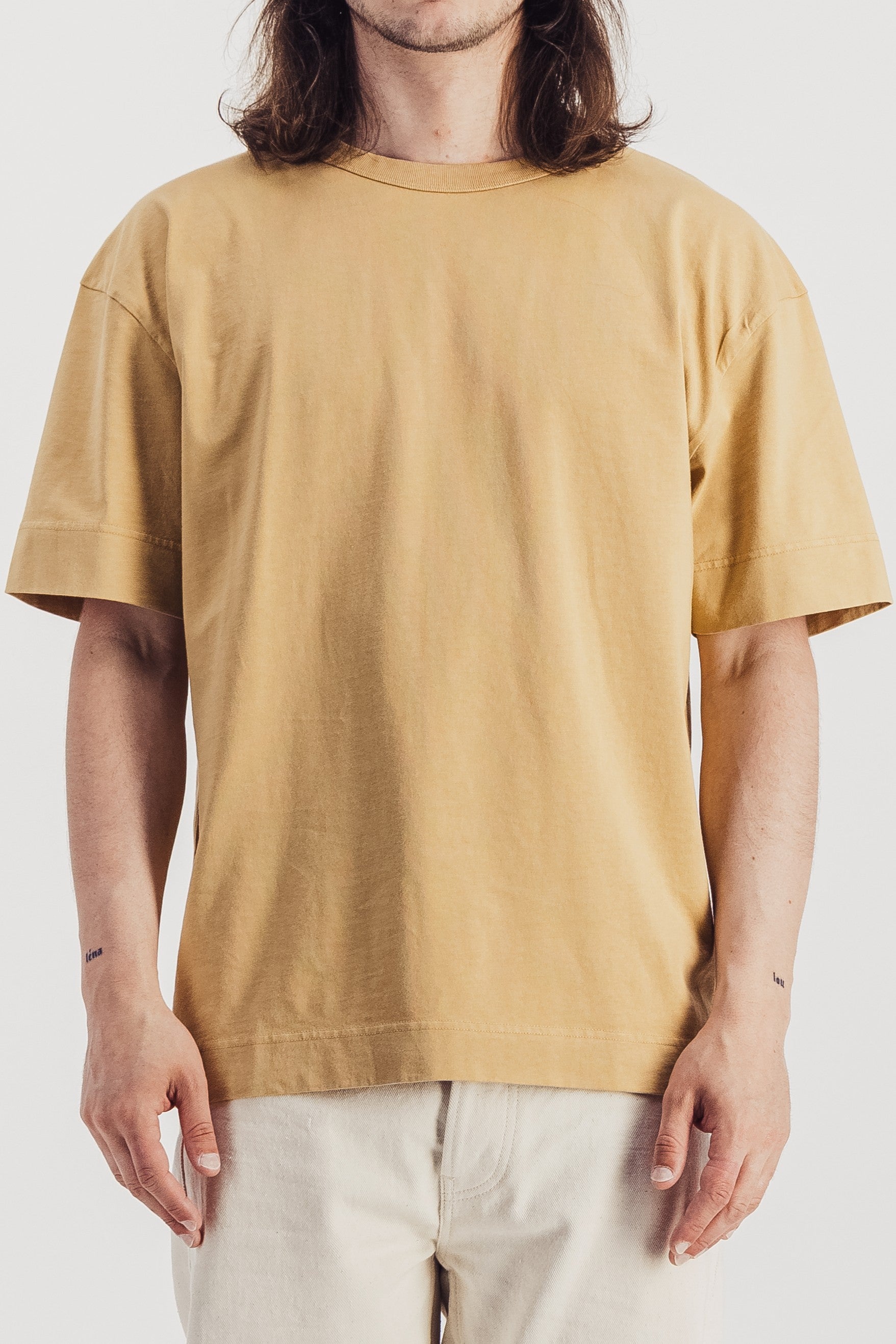 T-shirt Big T jaune