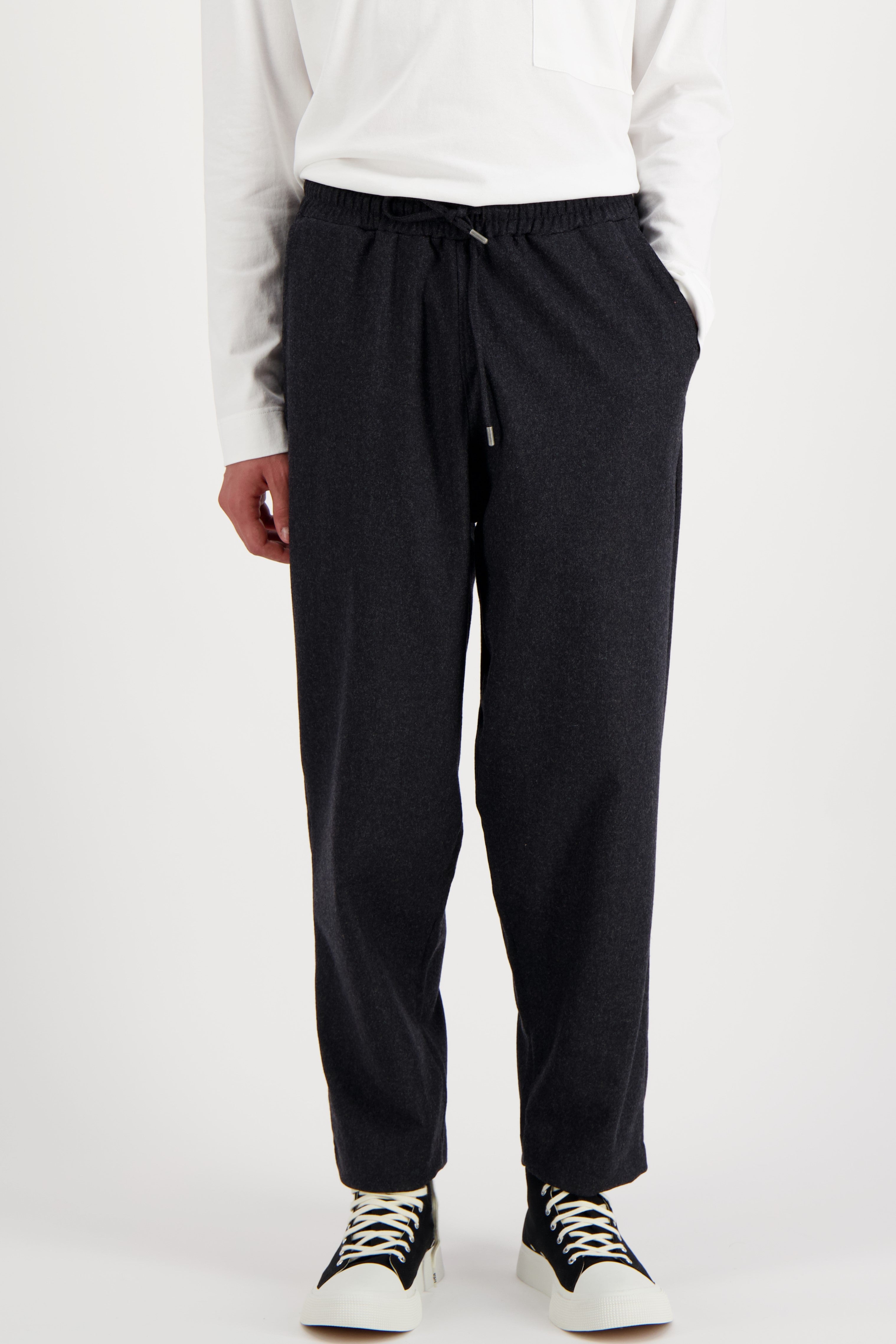 Pantalon Training Wool anthracite chiné