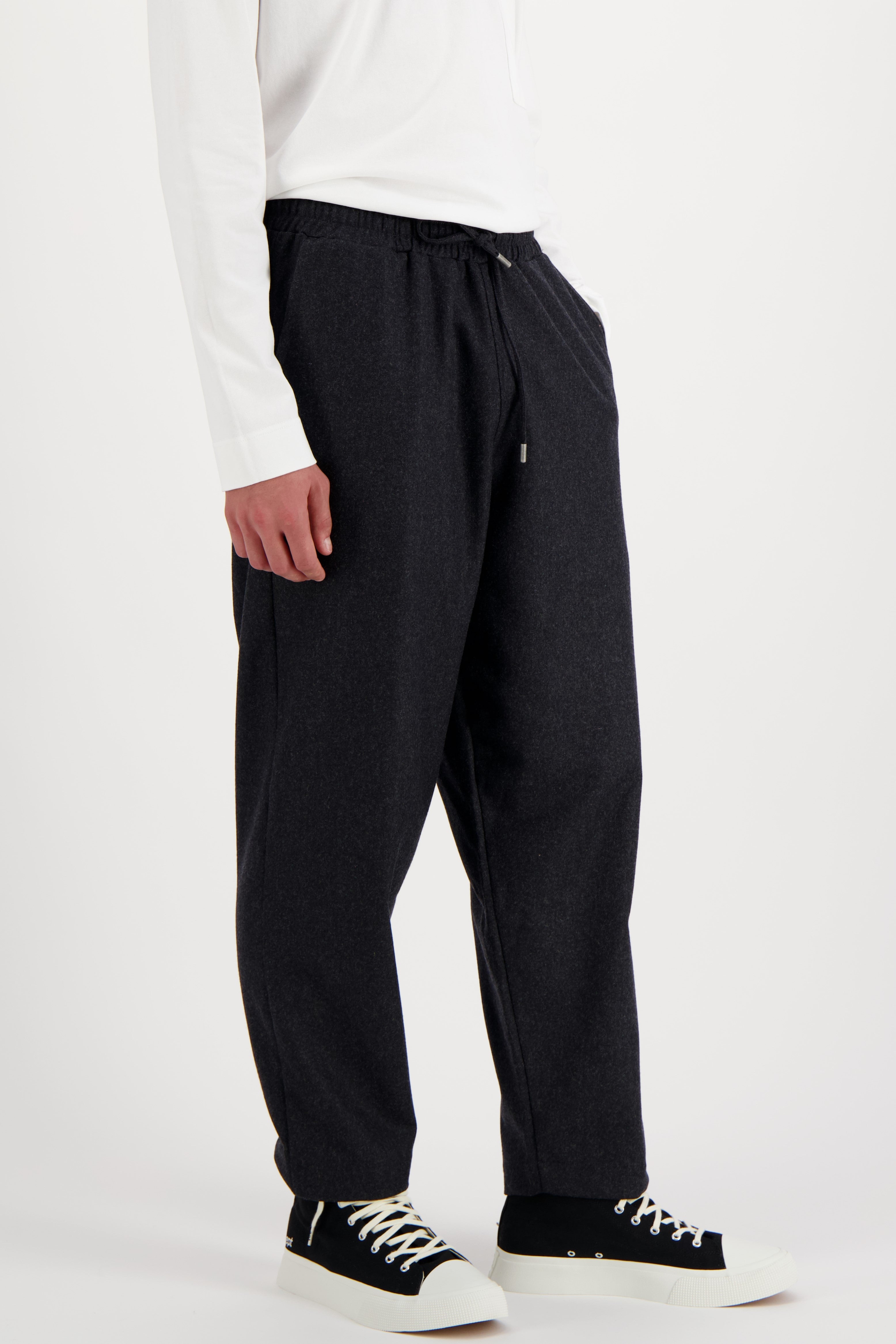 Pantalon Training Wool anthracite chiné