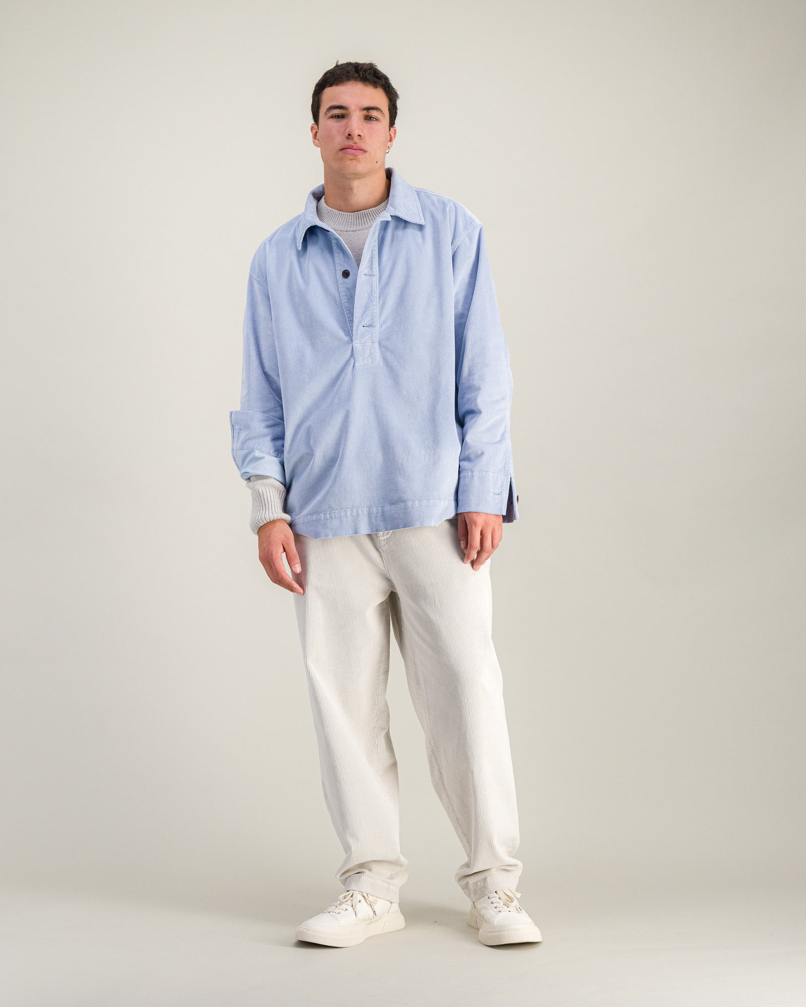 Vareuse Cord bleu ciel