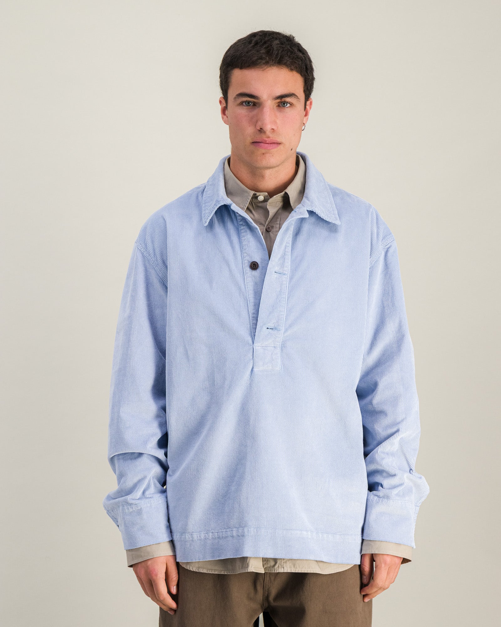 Vareuse Cord bleu ciel
