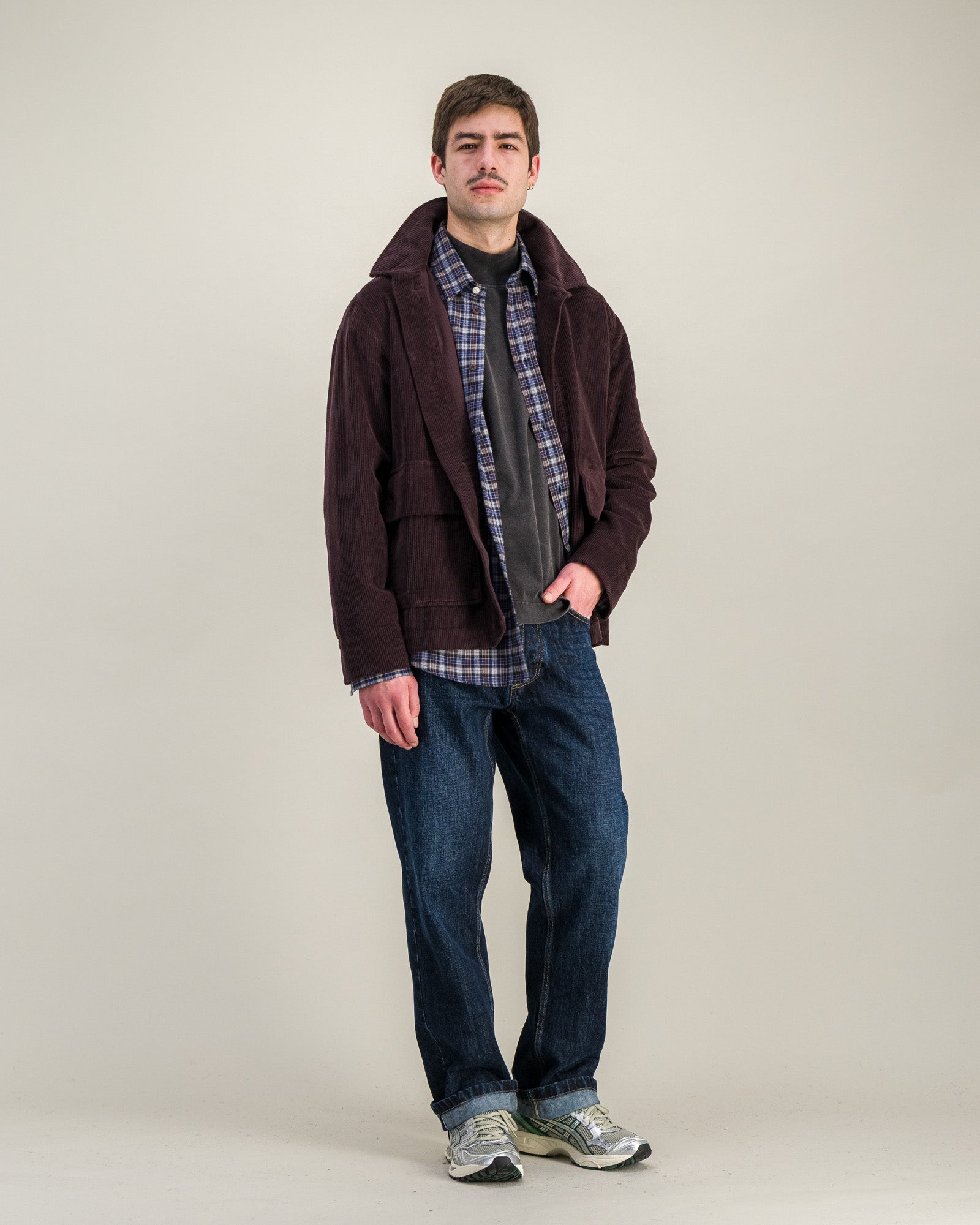 Veste Dubliner Cord prune