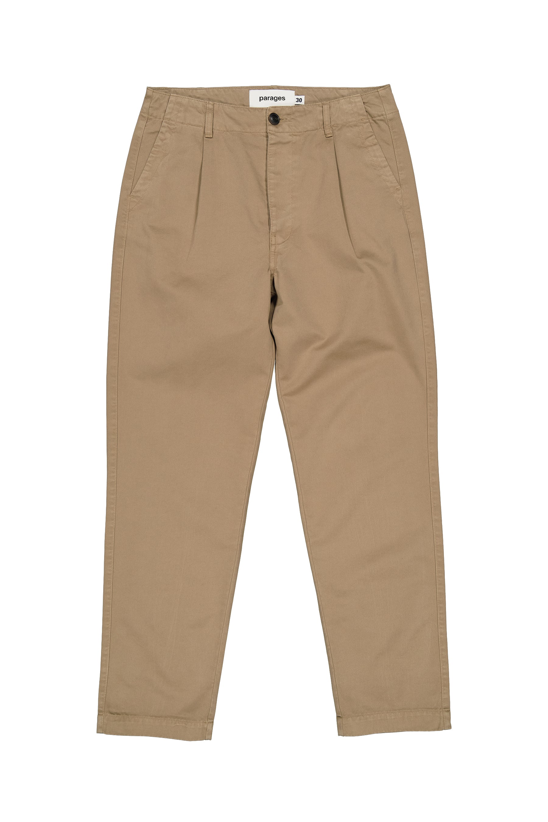 pleats-twill-pantalon-a-pinces-beige